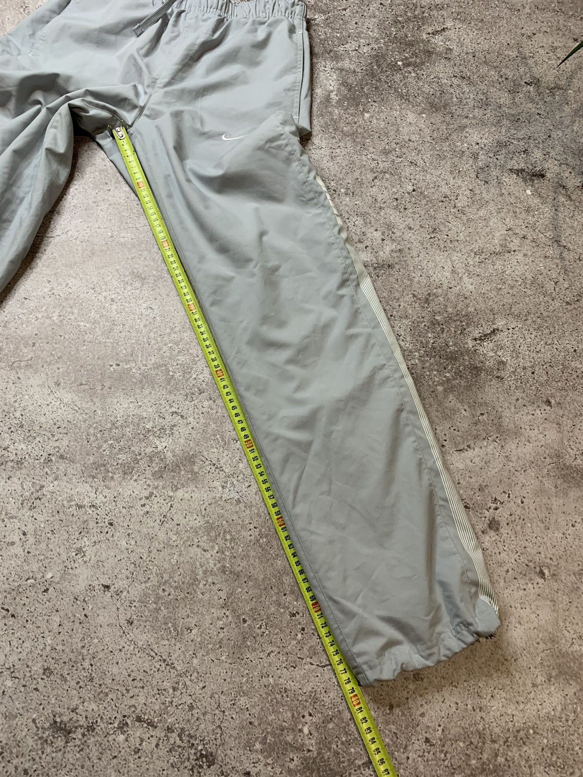 Nike × Vintage Vintage Nike Y2K Track Pants Drill Jogger Mini Swoosh Size US 30 / EU 46 - 16 Thumbnail