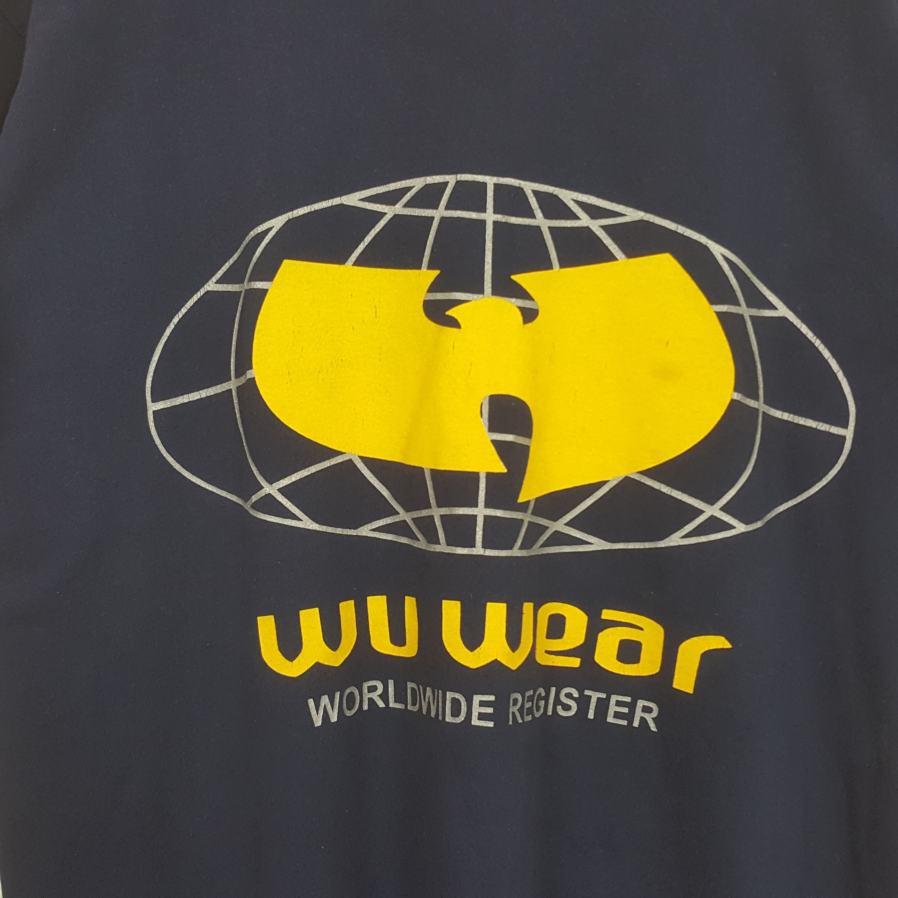 Band Tees × Vintage × Wu-Tang Clan Vintage 90's Wu Tang Worldwide Register Hiphop Tshirt Size US XL / EU 56 / 4 - 2 Thumbnail
