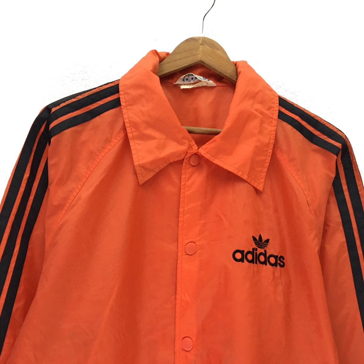 Other Vintage 90s Adidas Button Up Orange Jacket Size US XL / EU 56 / 4 - 5 Thumbnail