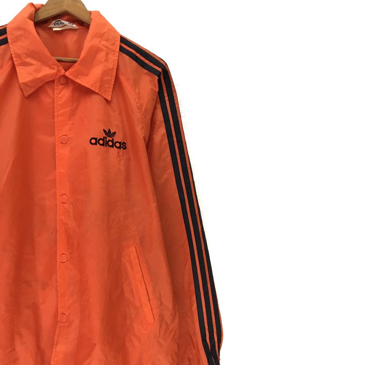 Other Vintage 90s Adidas Button Up Orange Jacket Size US XL / EU 56 / 4 - 6 Thumbnail