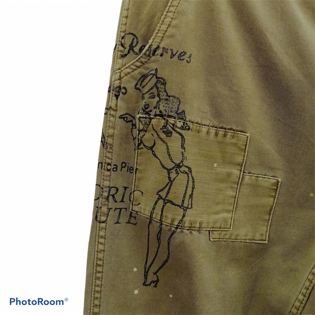 Avirex Vintage 90’s Avirex Art Style Pants Size US 36 / EU 52 - 2 Thumbnail