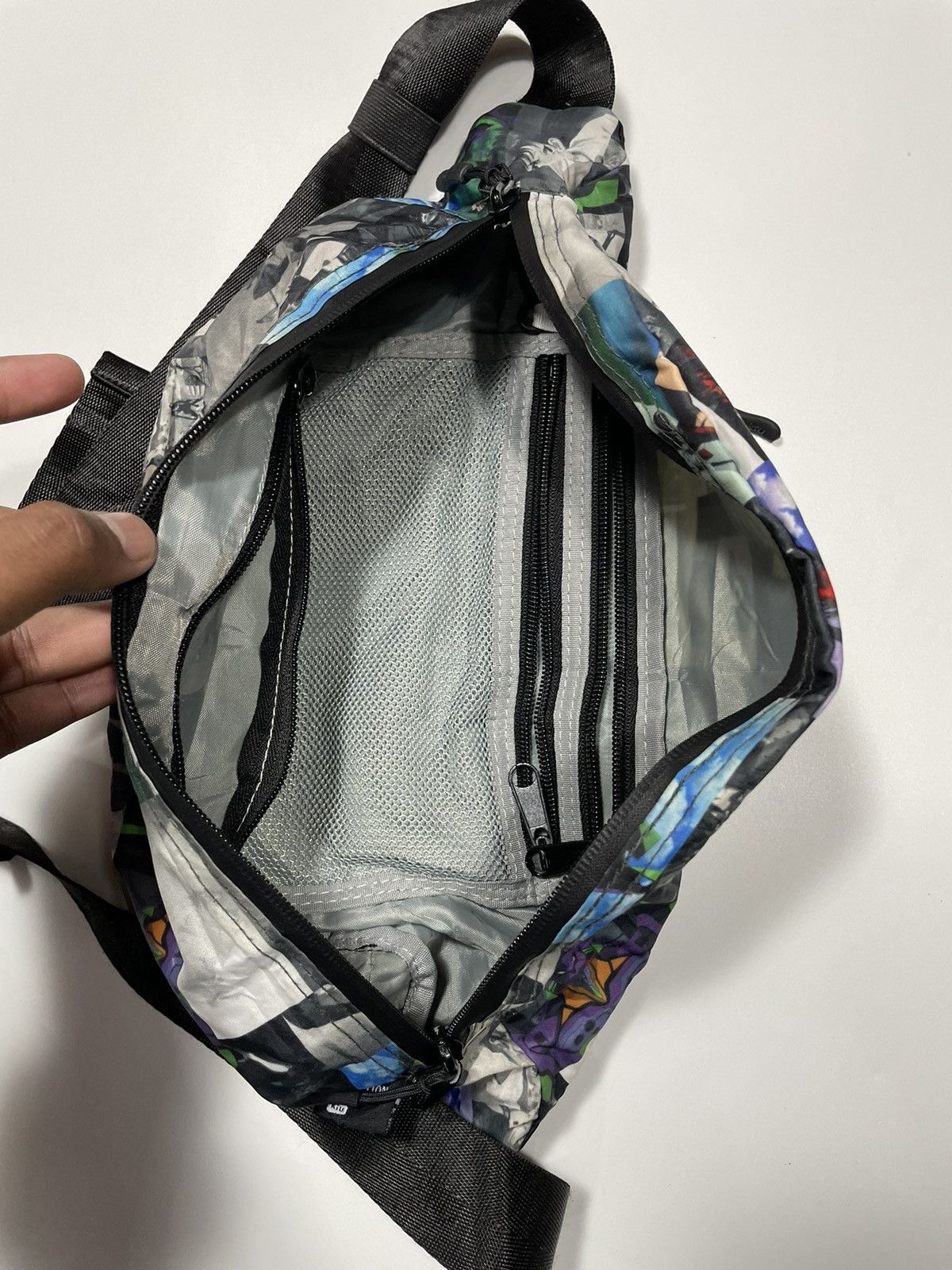 Anime × Japanese Brand × Vintage Vintage Evangelion pouch bag chest crossbody comic japan ani Size ONE SIZE - 7 Thumbnail