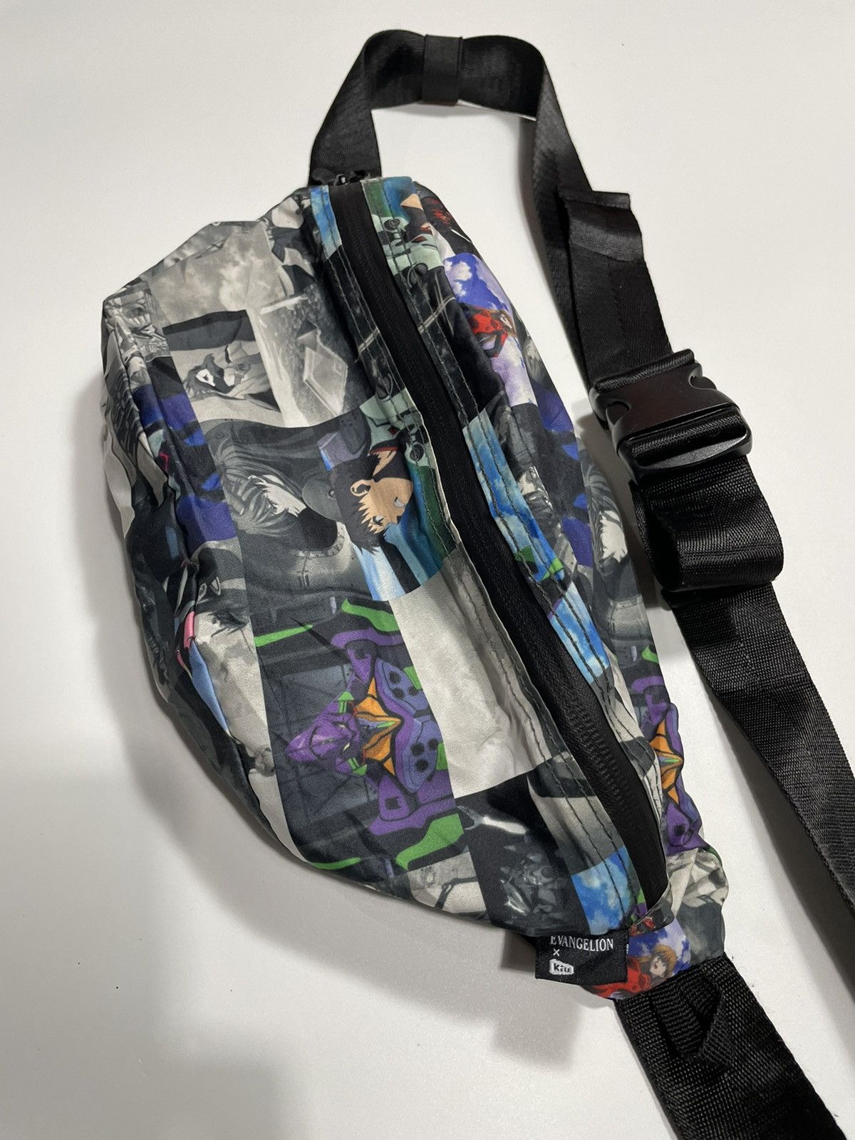 Anime × Japanese Brand × Vintage Vintage Evangelion pouch bag chest crossbody comic japan ani Size ONE SIZE - 1 Thumbnail