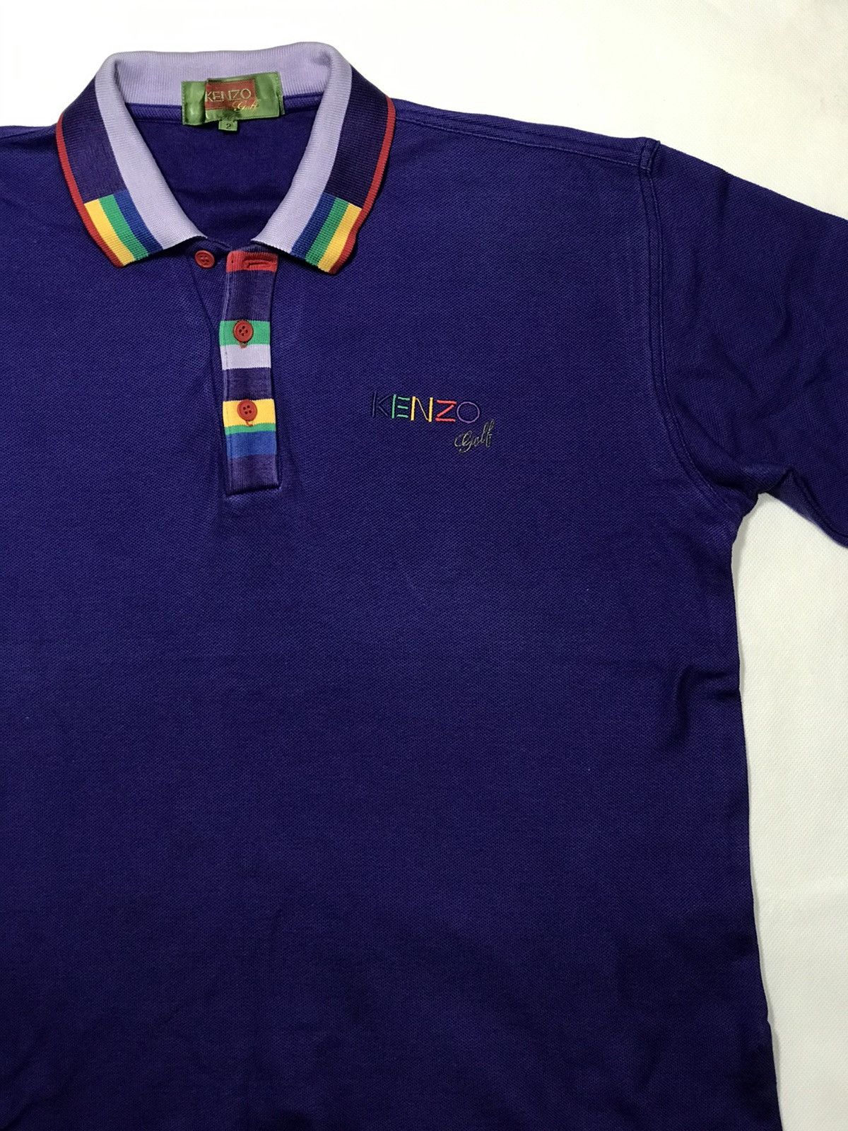 Kenzo × Vintage Kenzo Golf Polo Ringer Collar vintage Rare premium Japan Size US M / EU 48-50 / 2 - 5 Thumbnail