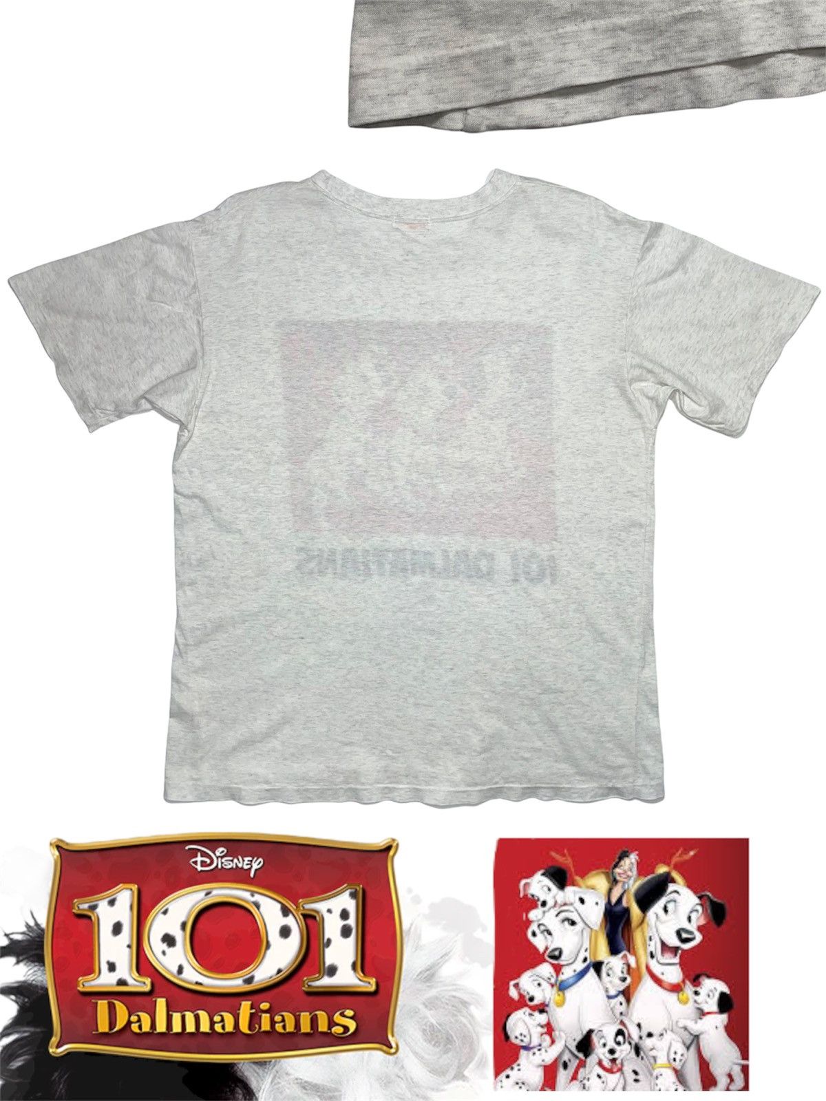Disney × Vintage Vintage 90s 101 Dalmatians Disney Movie retro promo tee Size US M / EU 48-50 / 2 - 2 Thumbnail