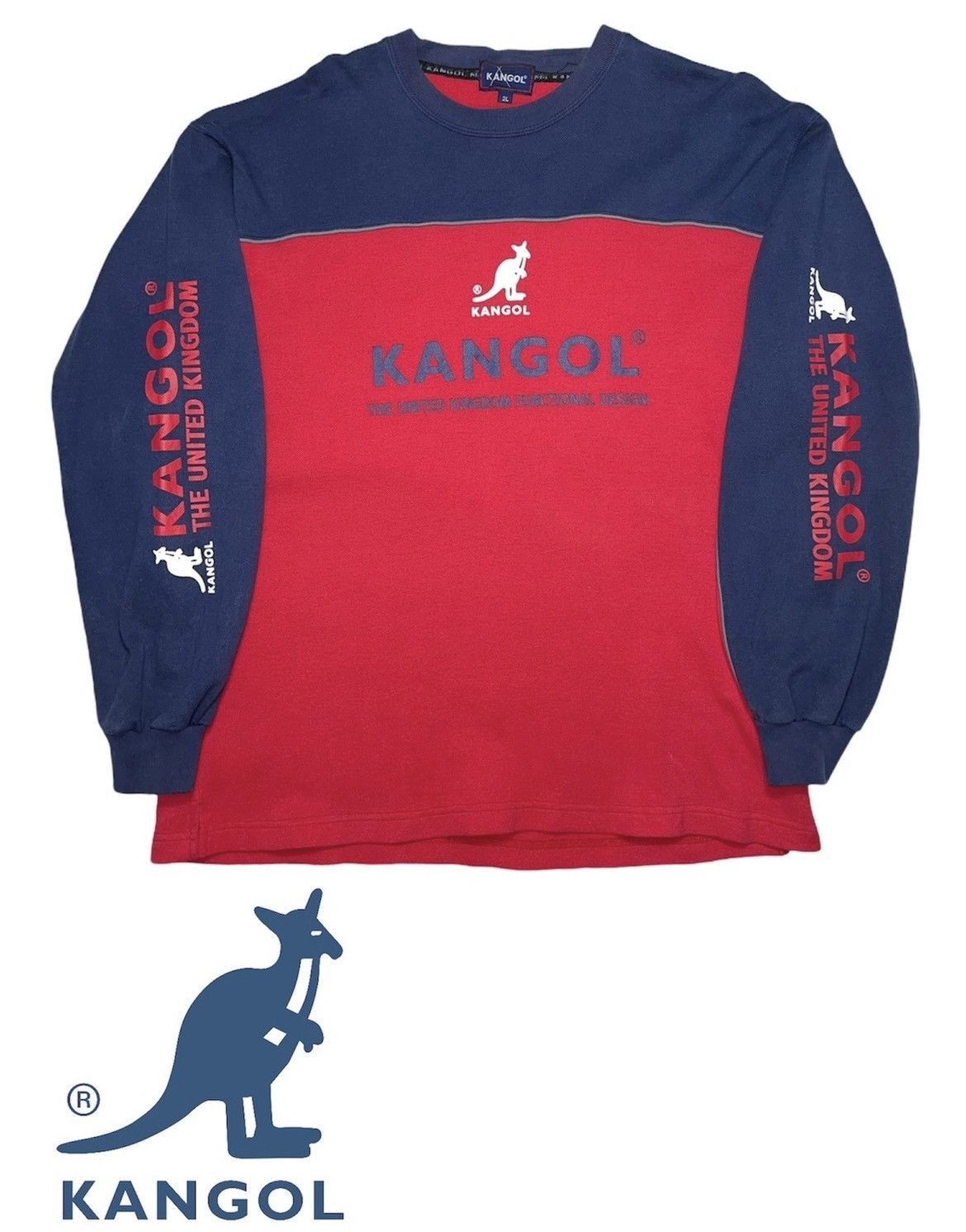 Kangol × Rap Tees × Vintage Vintage Kangol Sweatshirt 90s rap tee shakur y2k full print Size US L / EU 52-54 / 3 - 1 Thumbnail