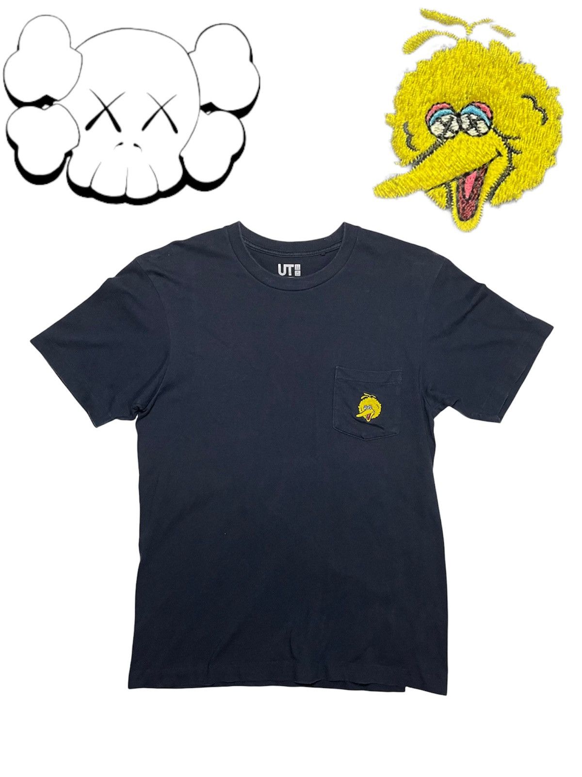 Kaws × Vintage Vintage kaws Sesame Street Big bird small logo single stitc Size US S / EU 44-46 / 1 - 1 Thumbnail