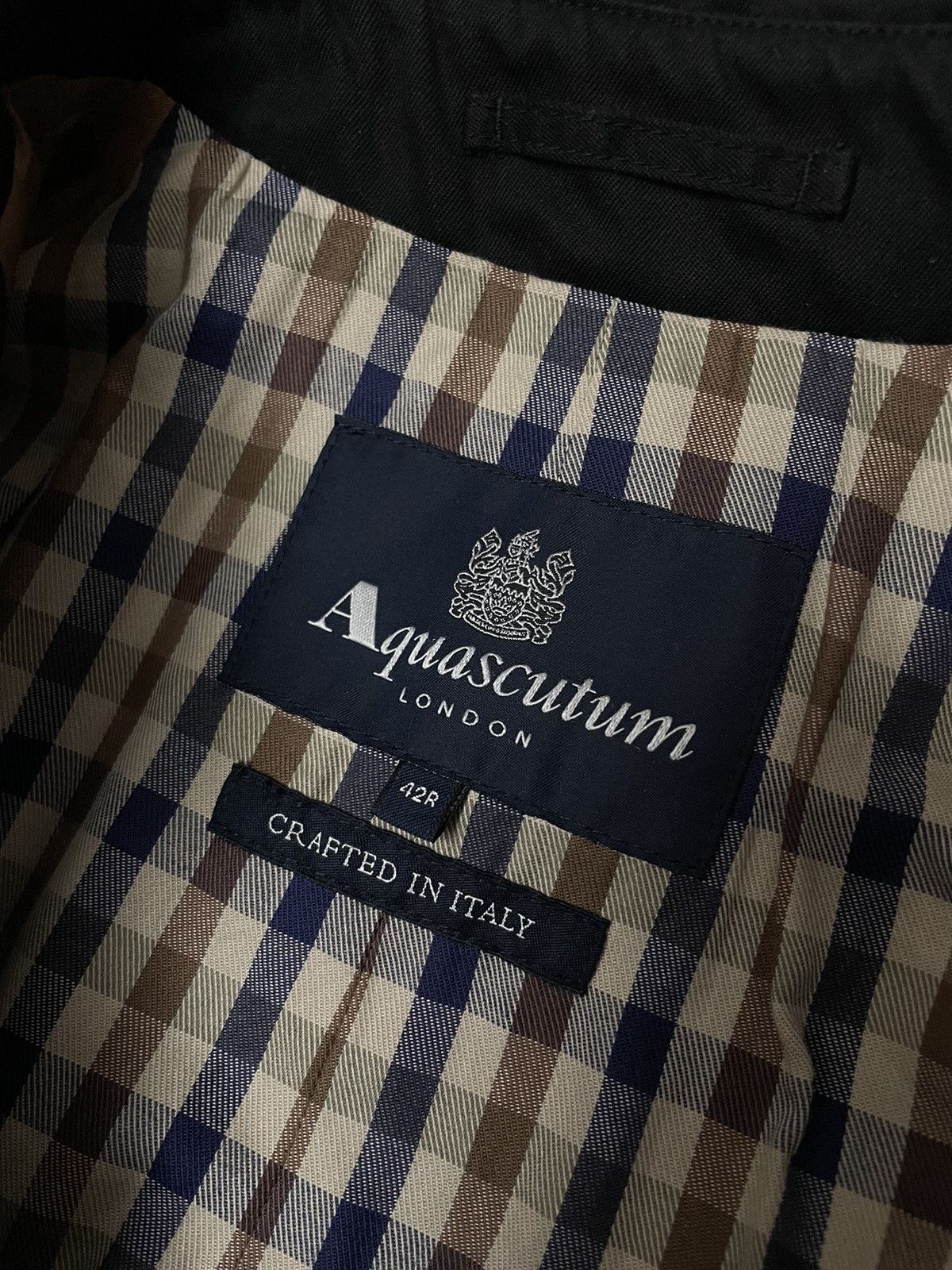 Aquascutum AQUASCUTUM AQUA 5 MENS TRENCH COAT Size US L / EU 52-54 / 3 - 11 Thumbnail