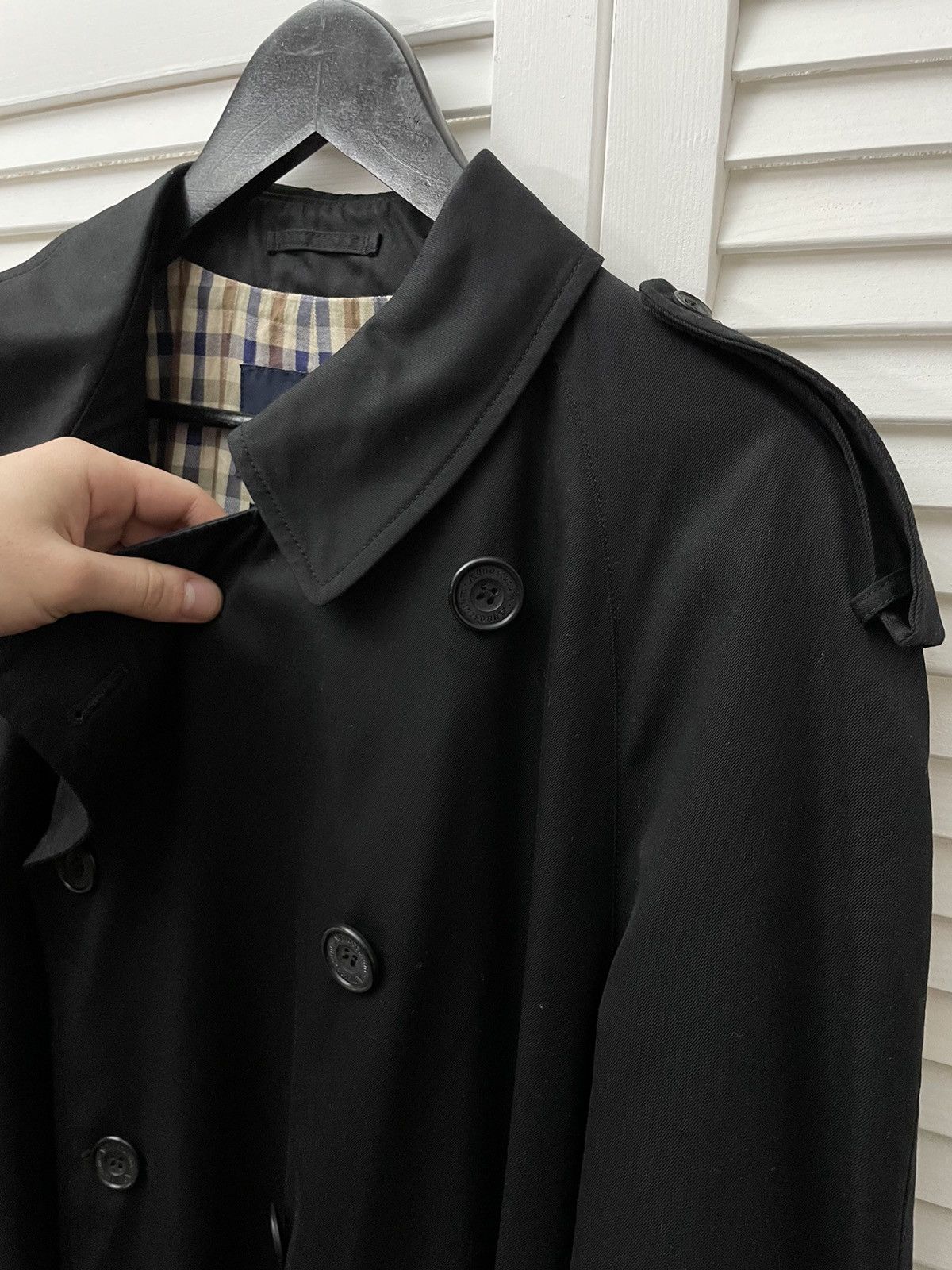 Aquascutum AQUASCUTUM AQUA 5 MENS TRENCH COAT Size US L / EU 52-54 / 3 - 5 Thumbnail