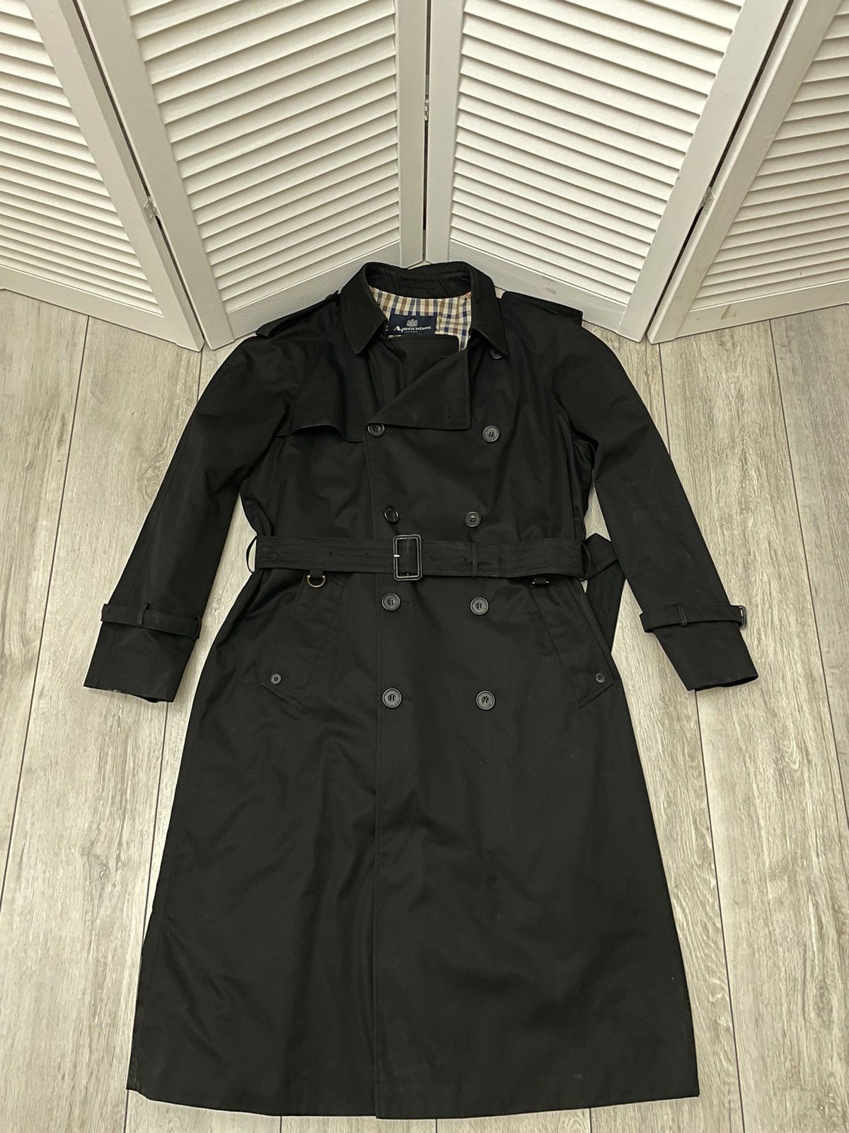 Aquascutum AQUASCUTUM AQUA 5 MENS TRENCH COAT Size US L / EU 52-54 / 3 - 10 Thumbnail