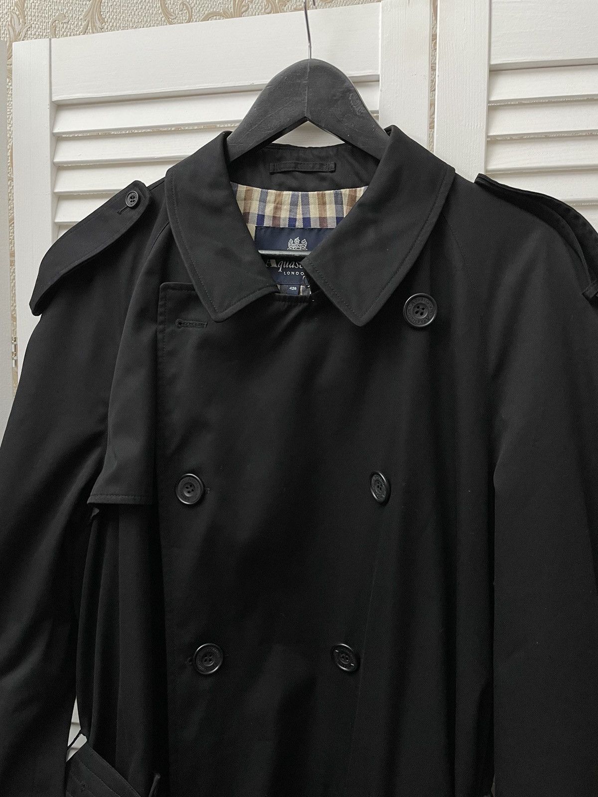 Aquascutum AQUASCUTUM AQUA 5 MENS TRENCH COAT Size US L / EU 52-54 / 3 - 3 Thumbnail