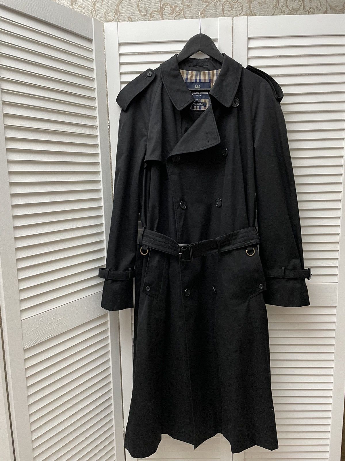 Aquascutum AQUASCUTUM AQUA 5 MENS TRENCH COAT Size US L / EU 52-54 / 3 - 1 Thumbnail