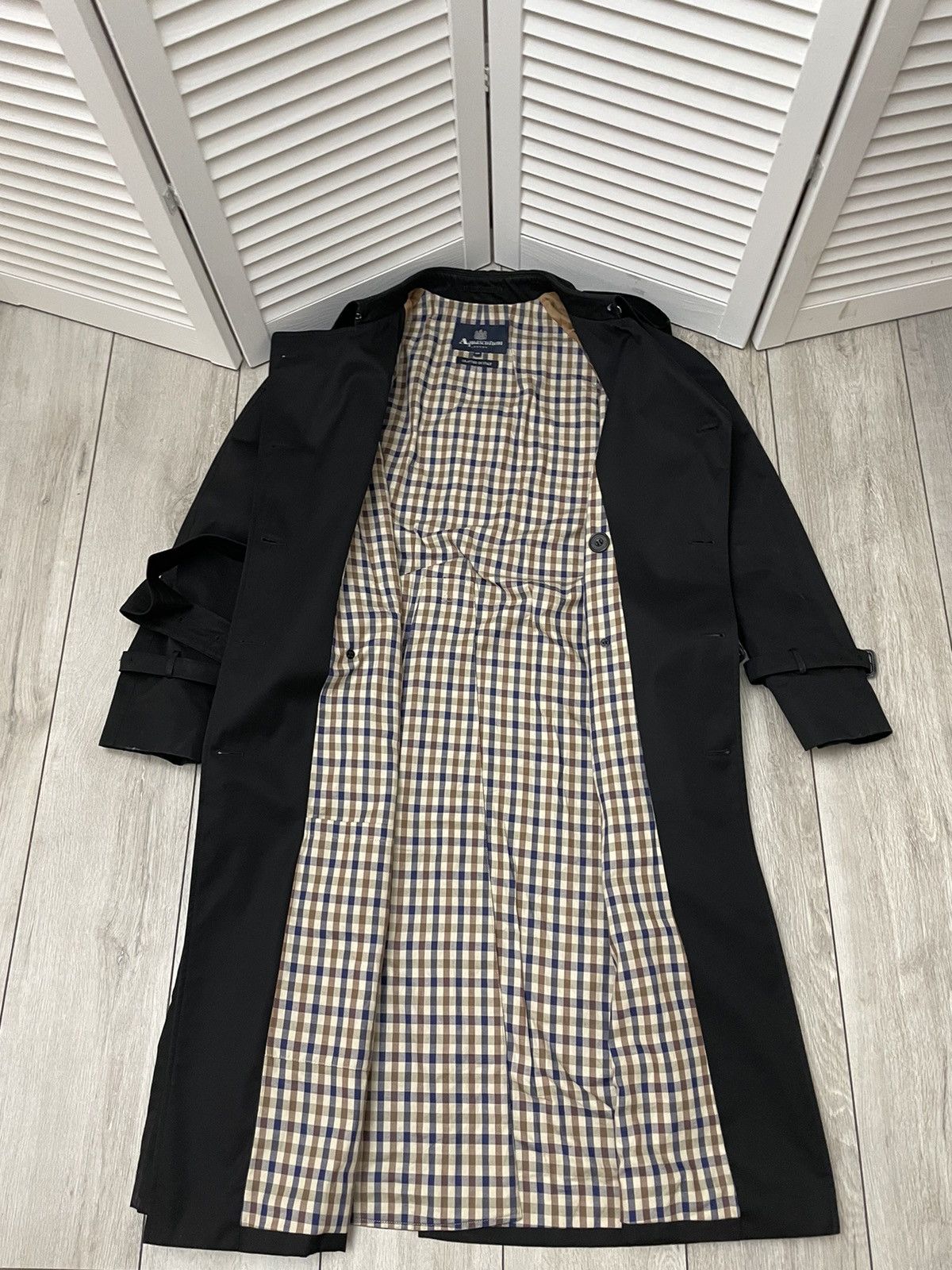 Aquascutum AQUASCUTUM AQUA 5 MENS TRENCH COAT Size US L / EU 52-54 / 3 - 20 Thumbnail