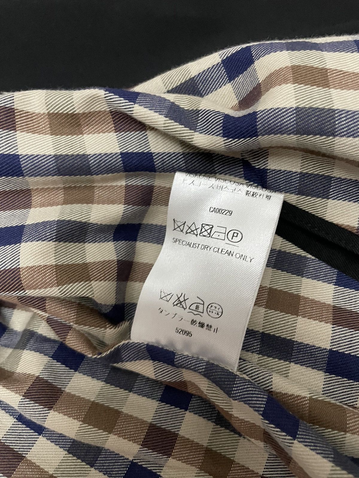 Aquascutum AQUASCUTUM AQUA 5 MENS TRENCH COAT Size US L / EU 52-54 / 3 - 14 Thumbnail