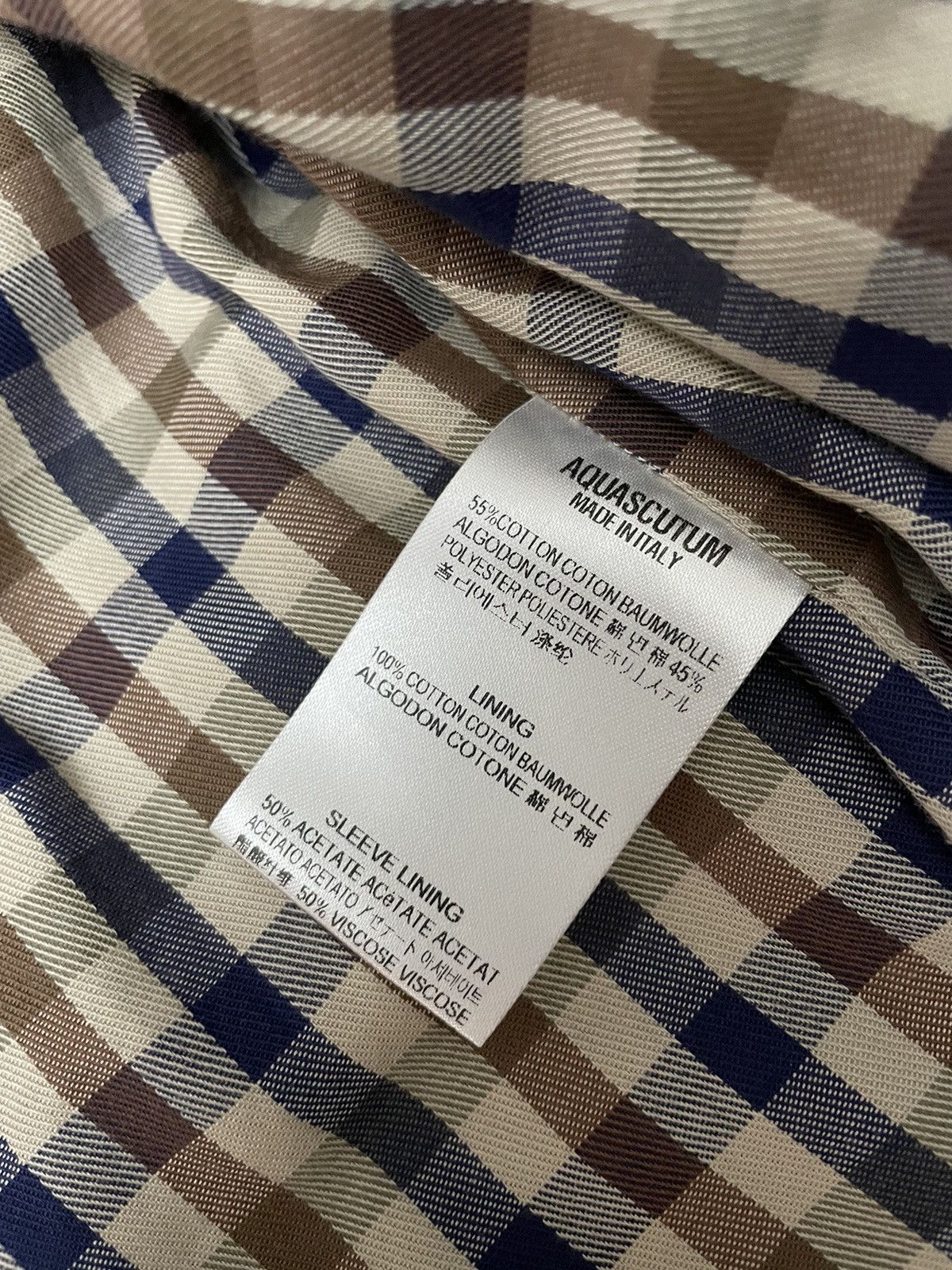 Aquascutum AQUASCUTUM AQUA 5 MENS TRENCH COAT Size US L / EU 52-54 / 3 - 13 Thumbnail