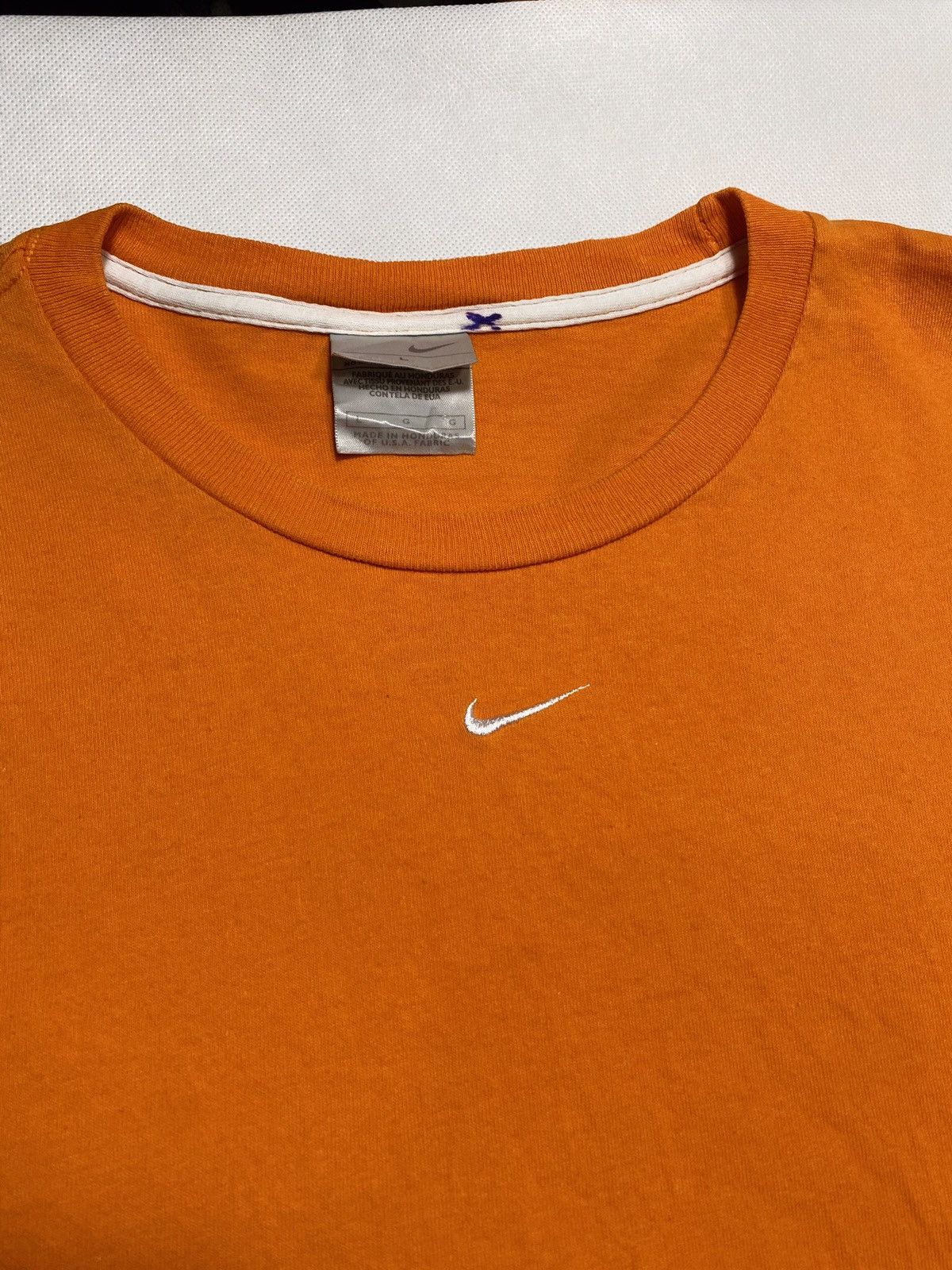 Nike × Vintage Vintage nike center Swoosh 90s mini check uzi travis off Size US L / EU 52-54 / 3 - 3 Thumbnail