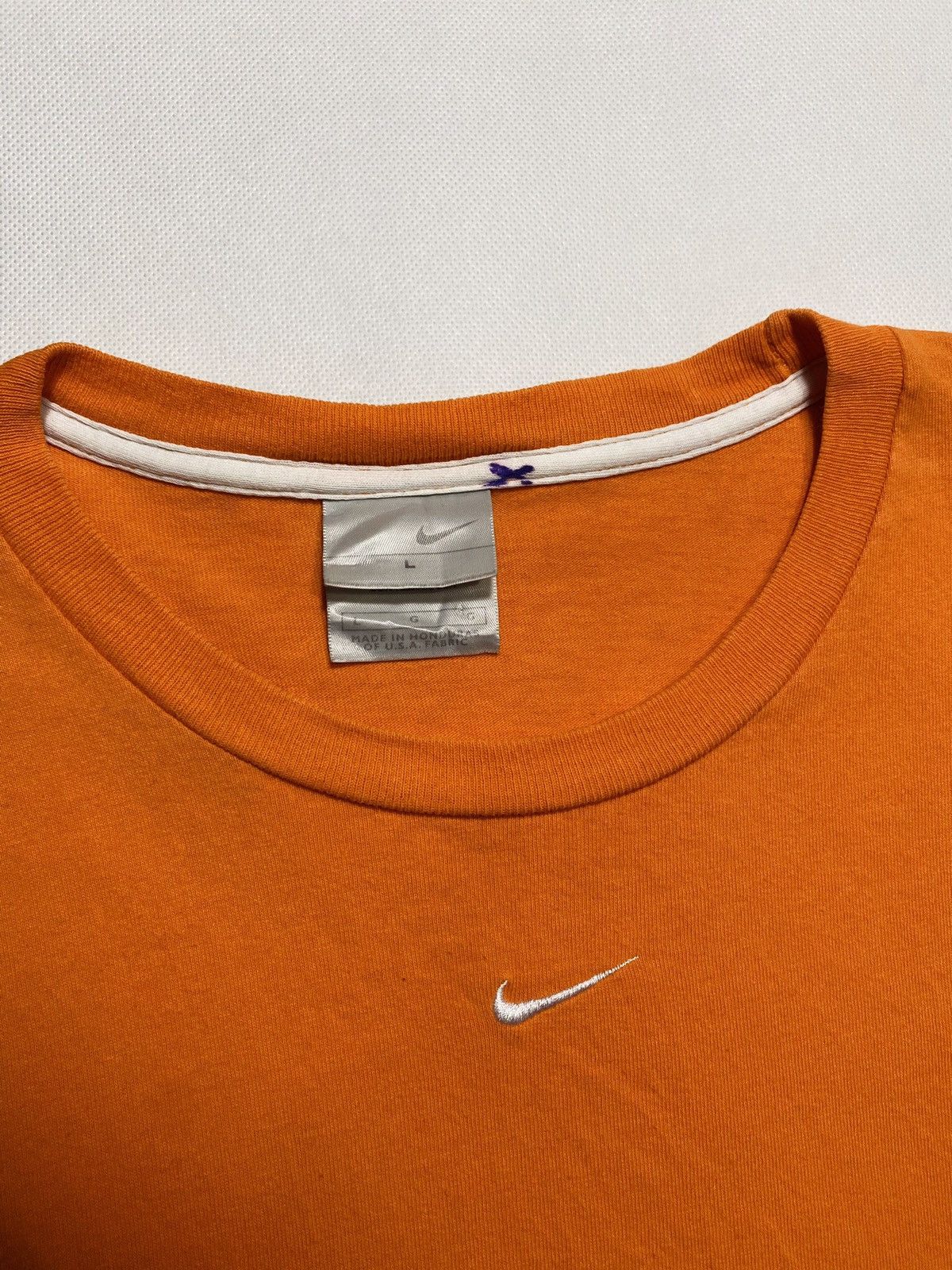 Nike × Vintage Vintage nike center Swoosh 90s mini check uzi travis off Size US L / EU 52-54 / 3 - 5 Thumbnail