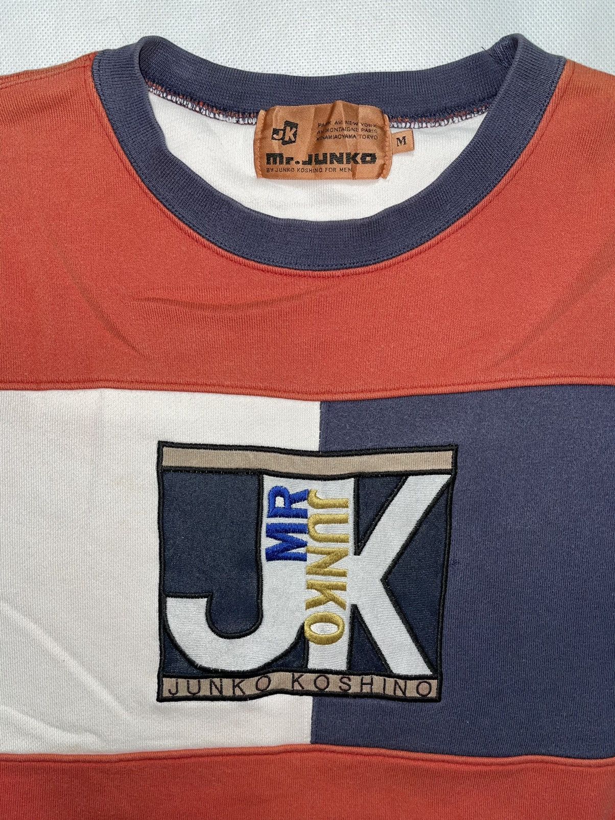 Hiroko Koshino Homme × Michiko Koshino London × Vintage Vintage Hiroko Koshino Sweatshirt Embroidery 90s Japan Size US M / EU 48-50 / 2 - 2 Thumbnail