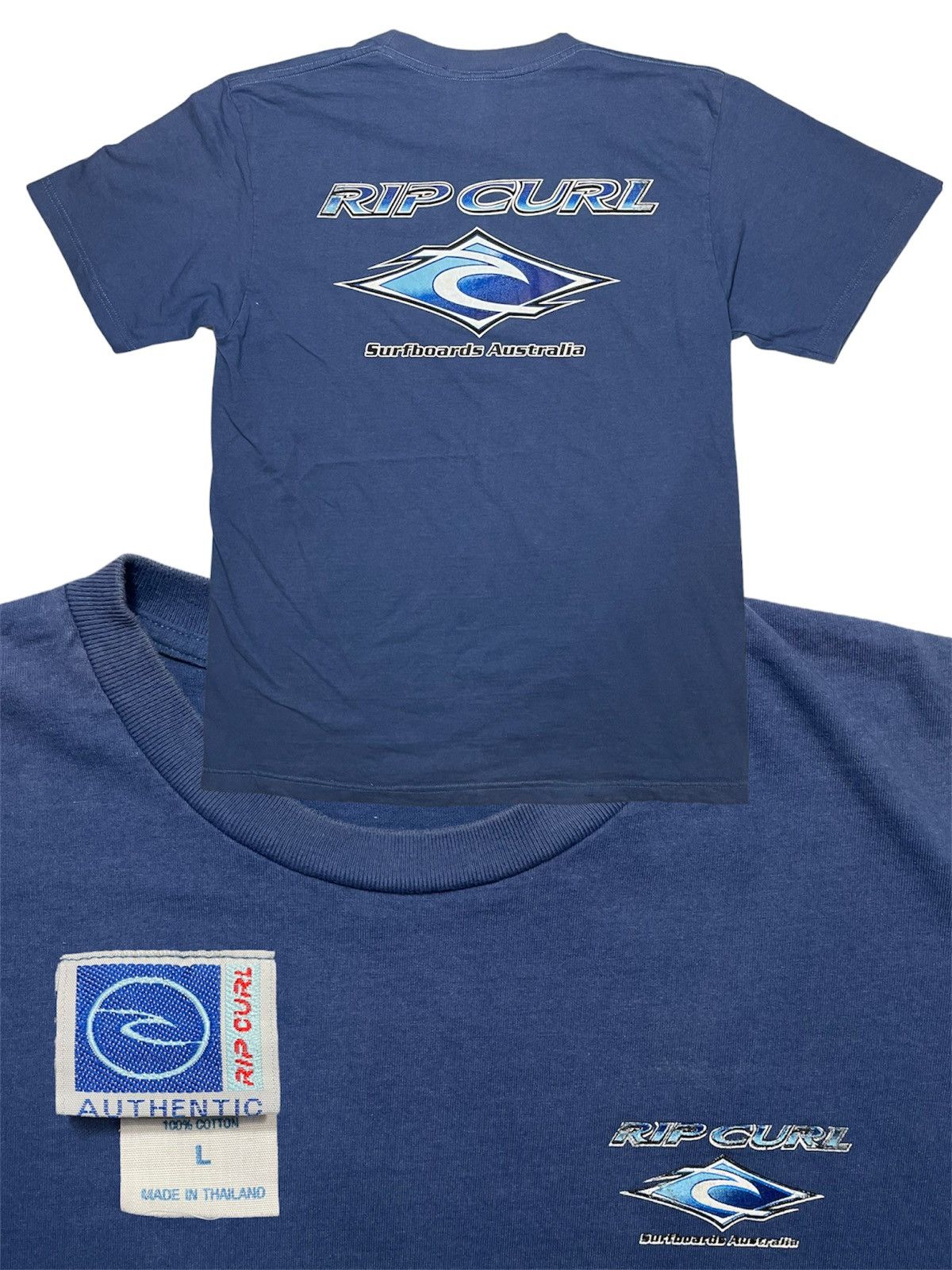 Rip Curl Vintage Rip Curl Surfboards Australia 90s og blue navy ovp Size US L / EU 52-54 / 3 - 1 Thumbnail