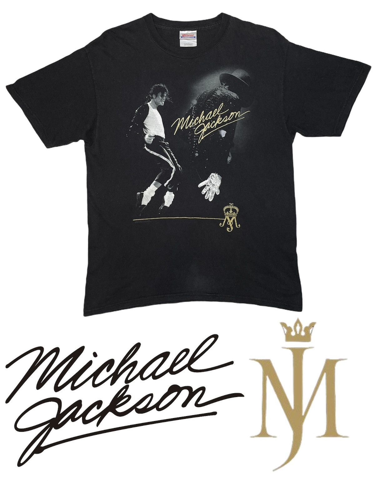 Band Tees × Michael Jackson × Vintage Vintage Michael Jackson 2009 Big full print band tee rare Size US M / EU 48-50 / 2 - 1 Thumbnail