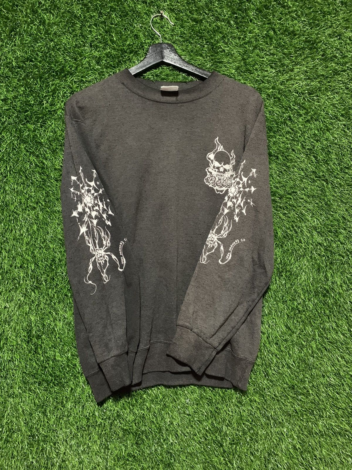 Vintage Vintage Devil Dozen Motorcycle Gang Sweatshirt Size US S / EU 44-46 / 1 - 12 Thumbnail