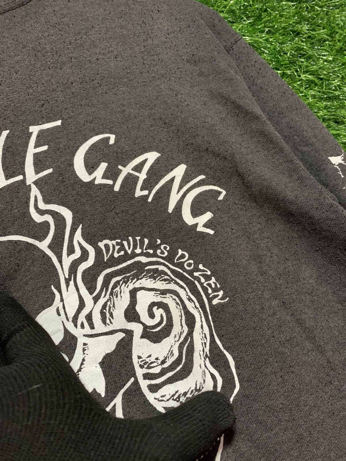 Vintage Vintage Devil Dozen Motorcycle Gang Sweatshirt Size US S / EU 44-46 / 1 - 7 Thumbnail