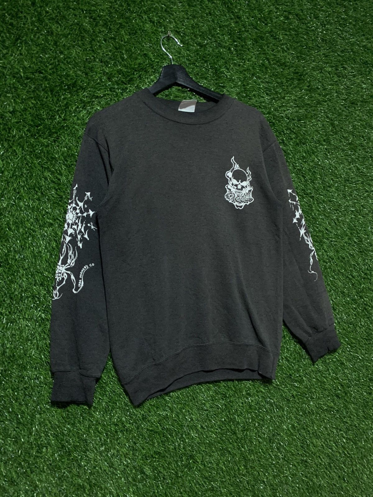 Vintage Vintage Devil Dozen Motorcycle Gang Sweatshirt Size US S / EU 44-46 / 1 - 4 Thumbnail