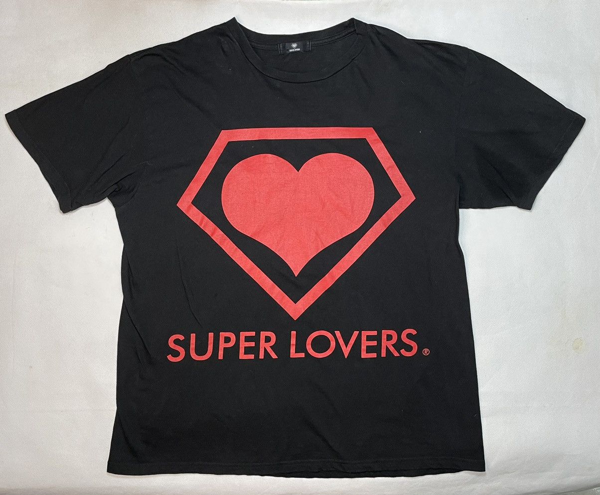 Designer × Japanese Brand Vintage Super Lovers Japan shirt big logo of manga designer Size US L / EU 52-54 / 3 - 6 Thumbnail