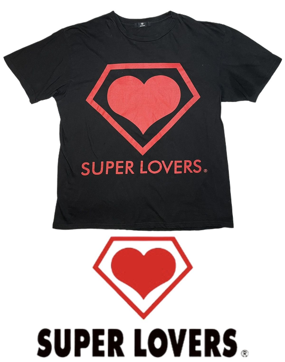 Designer × Japanese Brand Vintage Super Lovers Japan shirt big logo of manga designer Size US L / EU 52-54 / 3 - 1 Thumbnail