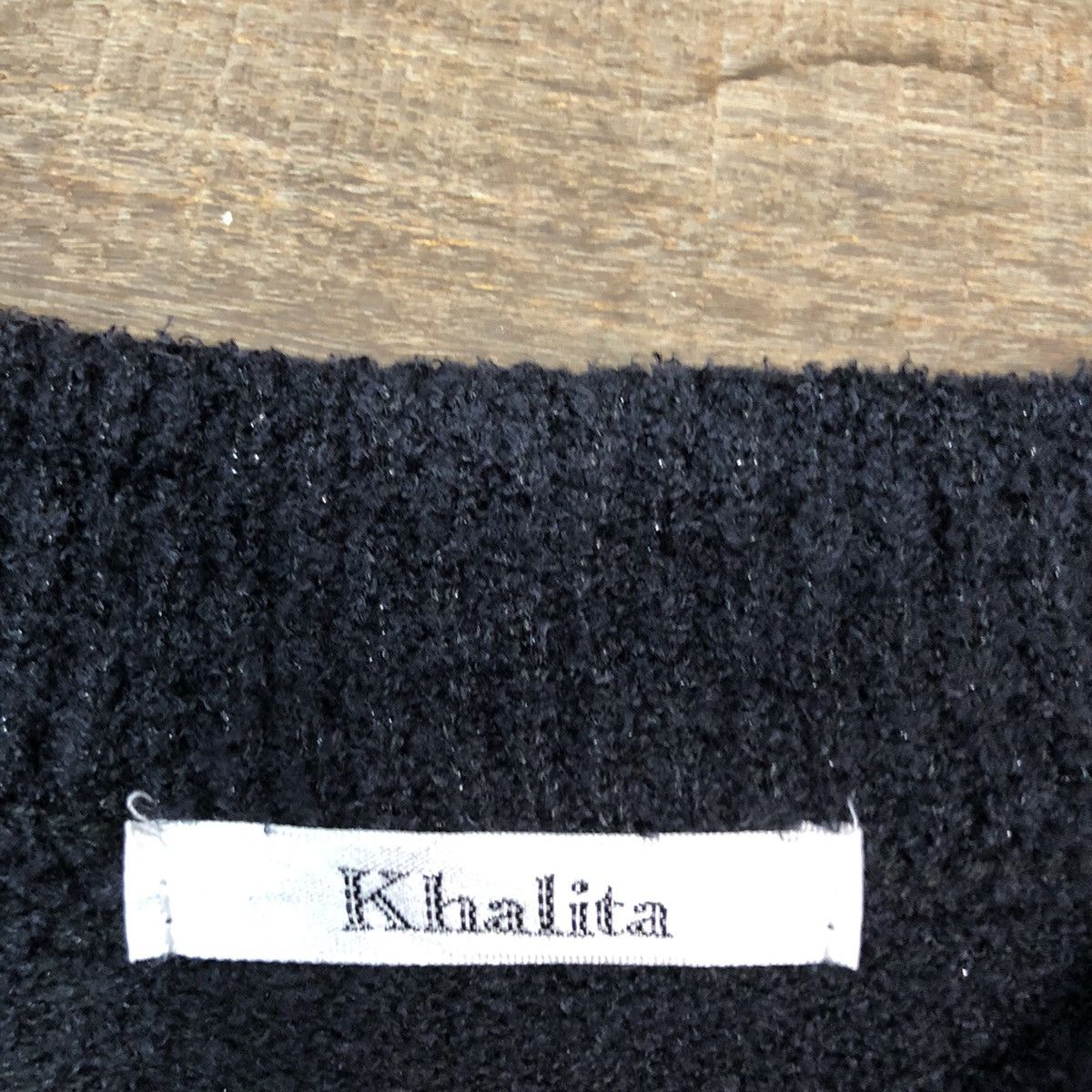 Homespun Knitwear Japanese Black Shag Shaggy Knitwear #0527 Size M / US 6-8 / IT 42-44 - 10 Thumbnail