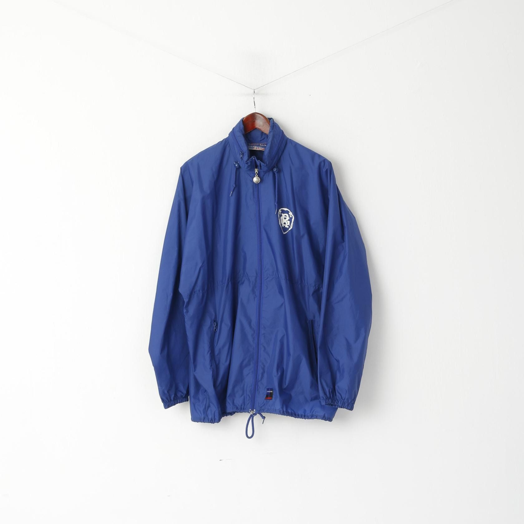 Vintage Jeantex Team Wear Men L Jacket Navy Nylon 3107 Size US L / EU 52-54 / 3 - 2 Thumbnail