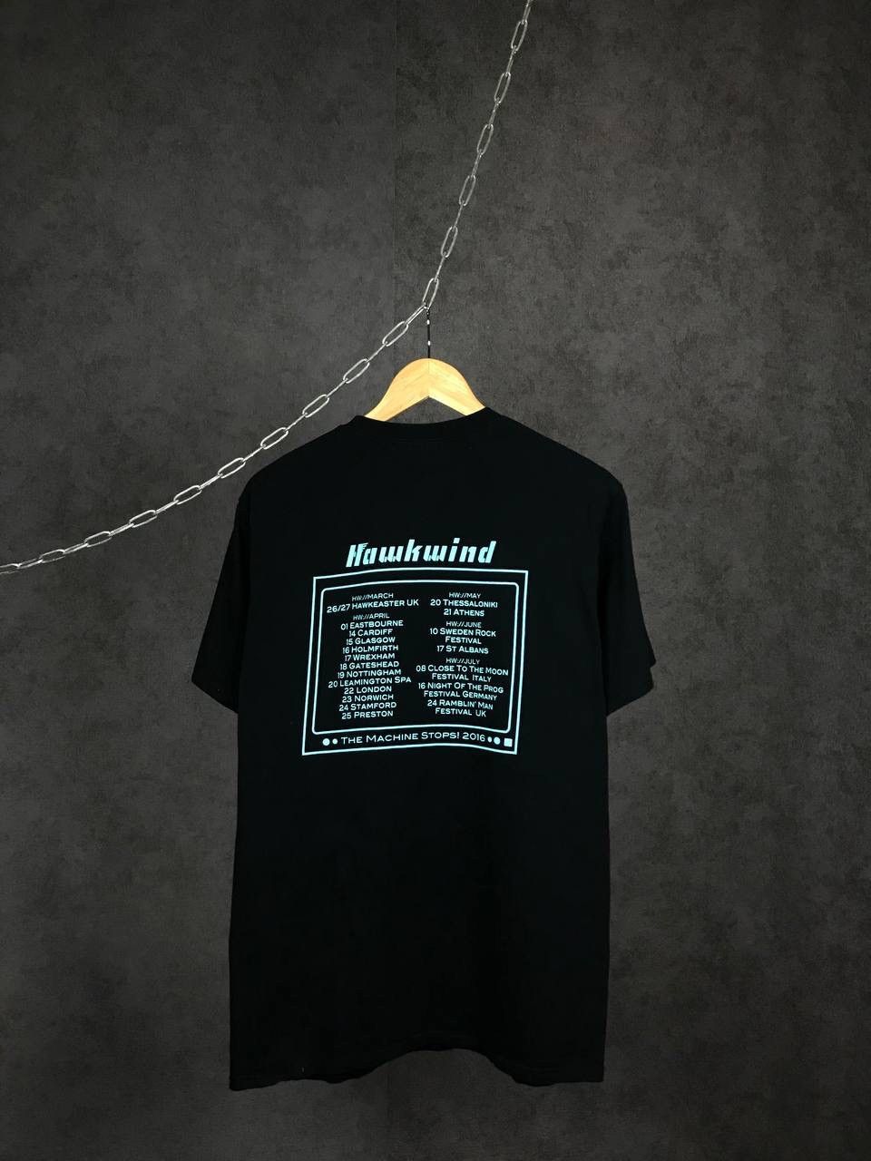Band Tees Hawkwind vintage rock band tour tee Size US L / EU 52-54 / 3 - 2 Thumbnail
