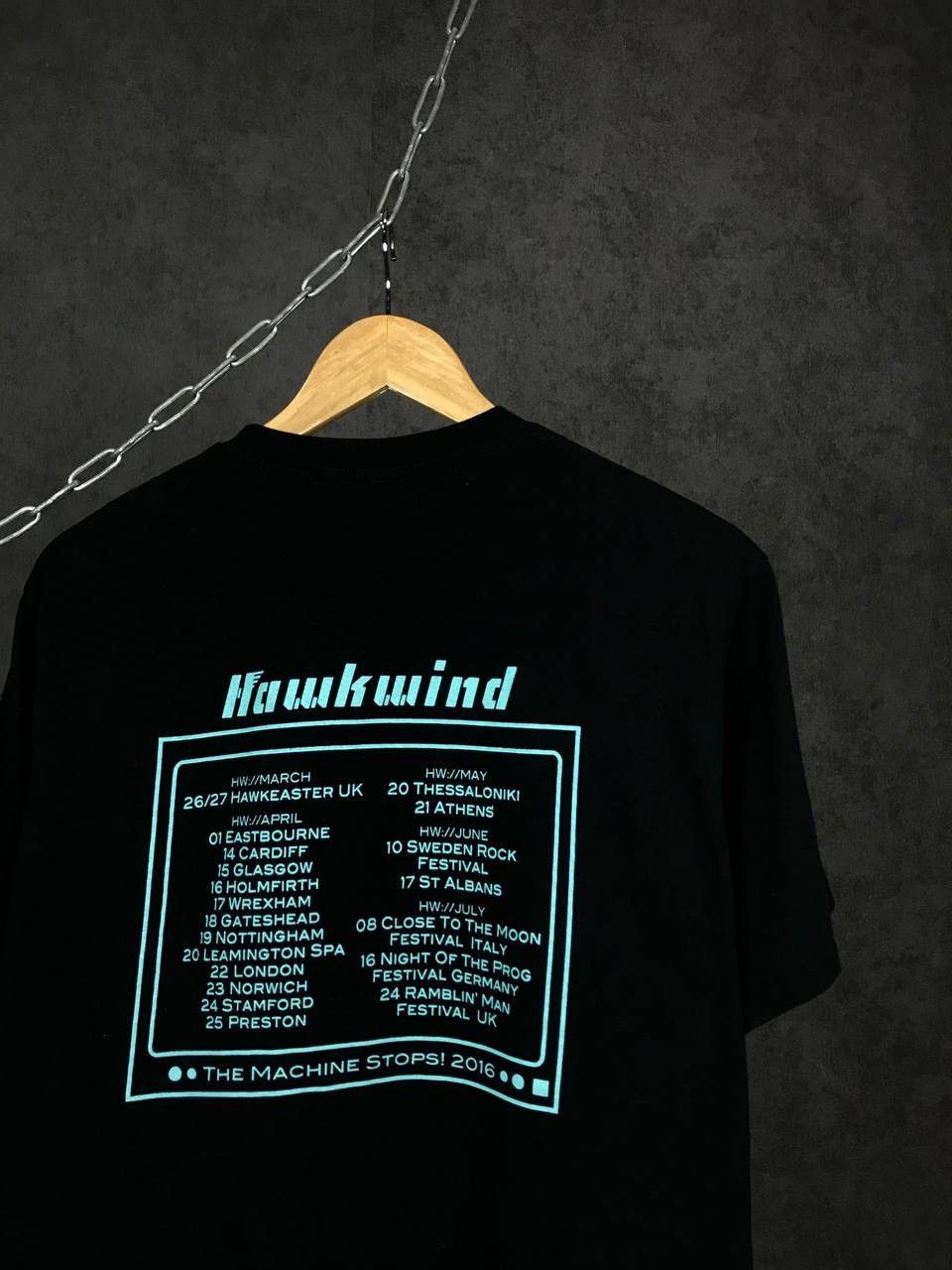 Band Tees Hawkwind vintage rock band tour tee Size US L / EU 52-54 / 3 - 5 Thumbnail
