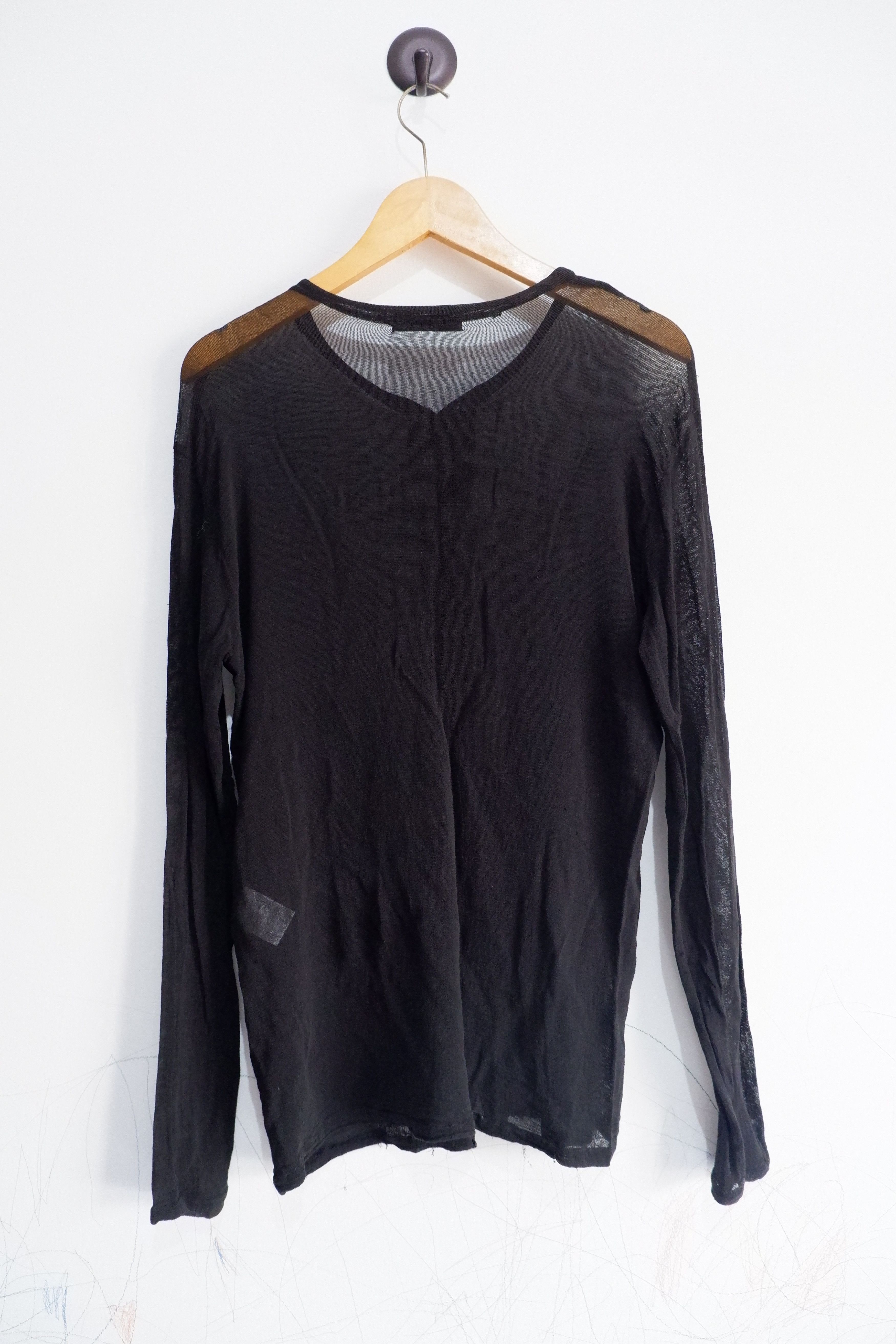 Issey Miyake Vintage 90s Permanente By Issey Miyake Mesh Button Cardigan Size US M / EU 48-50 / 2 - 2 Thumbnail