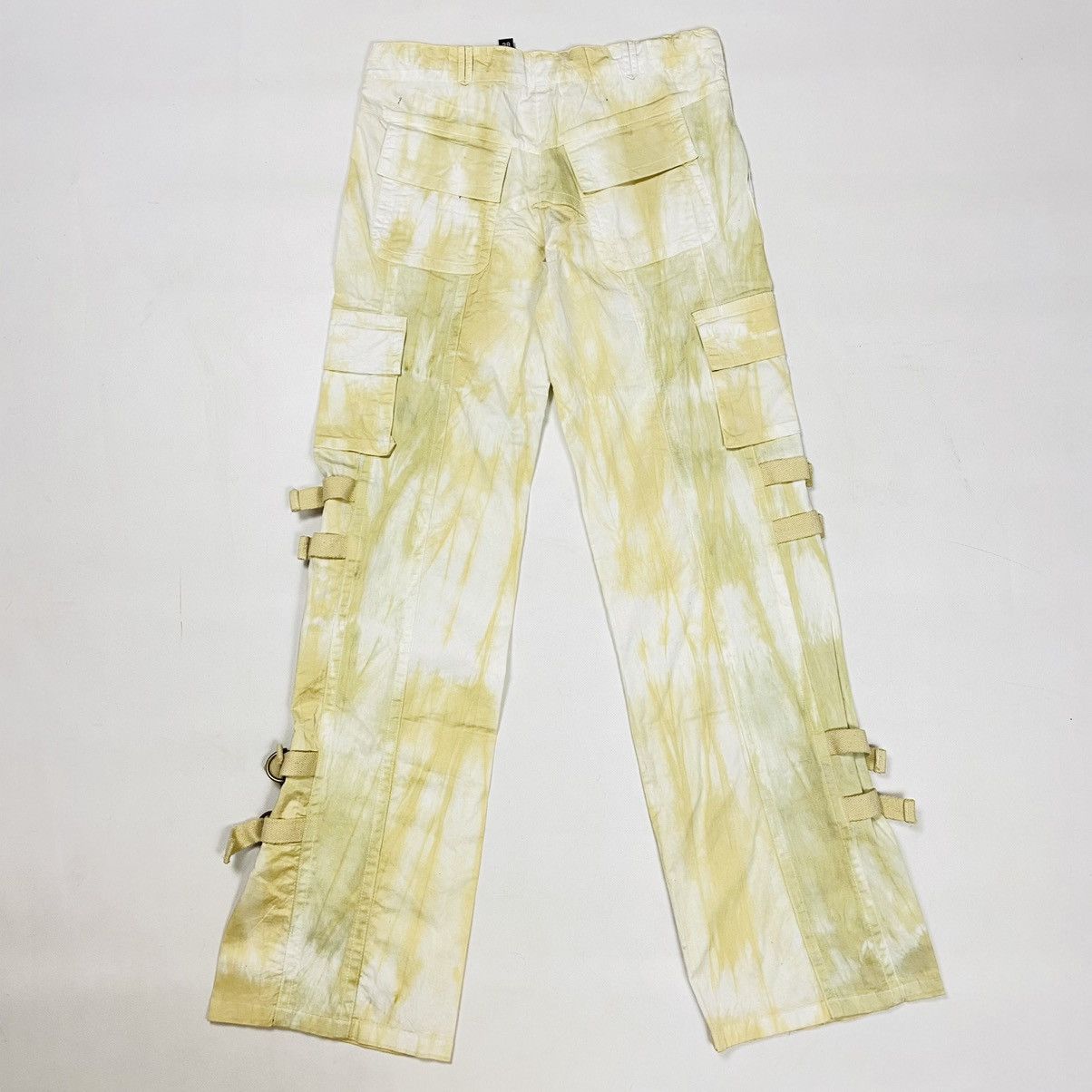 Japanese Brand MULTIPOCKET BONDAGE CARGO PANTS TIE DYE 1990s 3189 Size US 32 / EU 48 - 2 Thumbnail