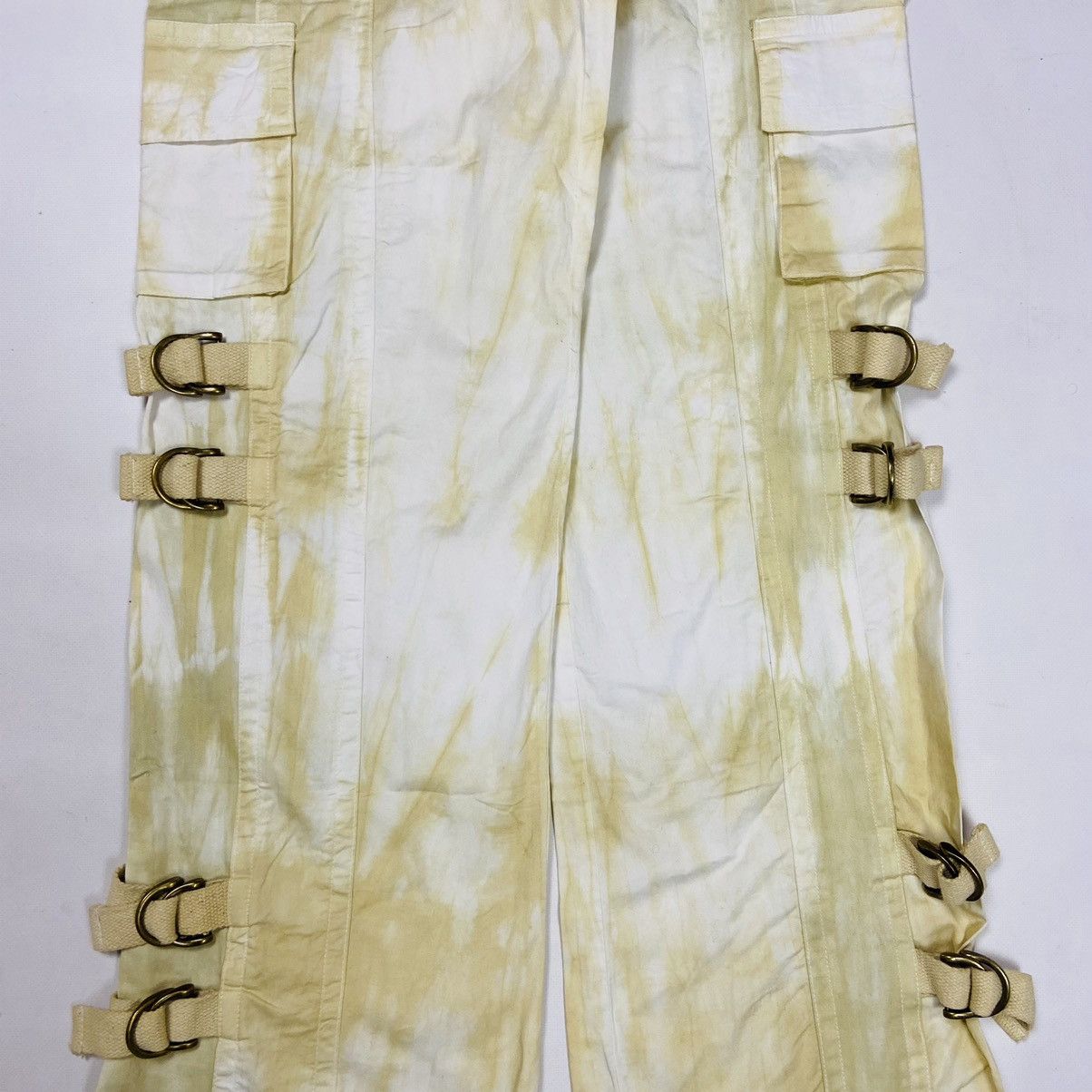 Japanese Brand MULTIPOCKET BONDAGE CARGO PANTS TIE DYE 1990s 3189 Size US 32 / EU 48 - 7 Thumbnail
