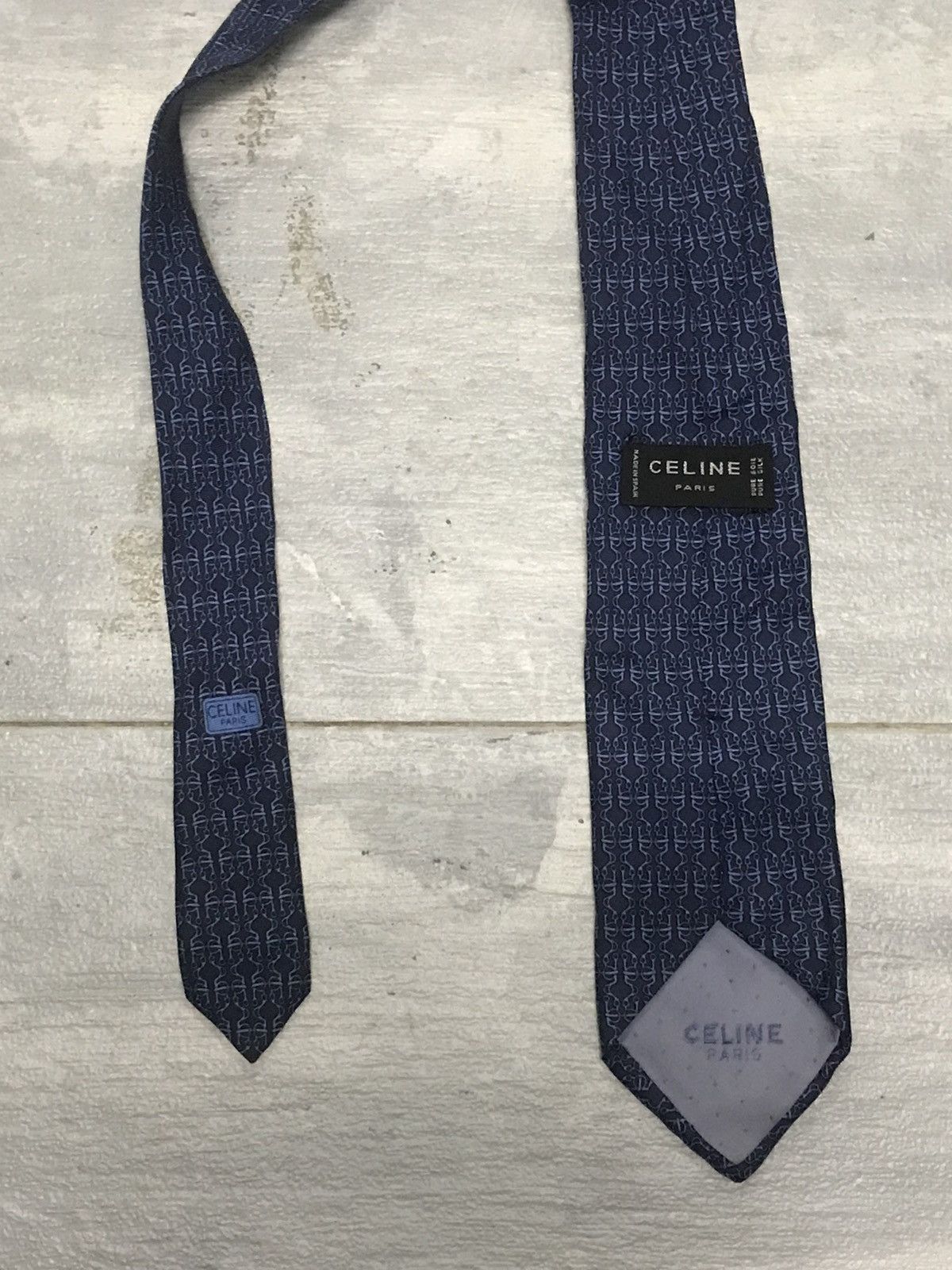 Celine Celine Monogram Tie Size ONE SIZE - 2 Thumbnail