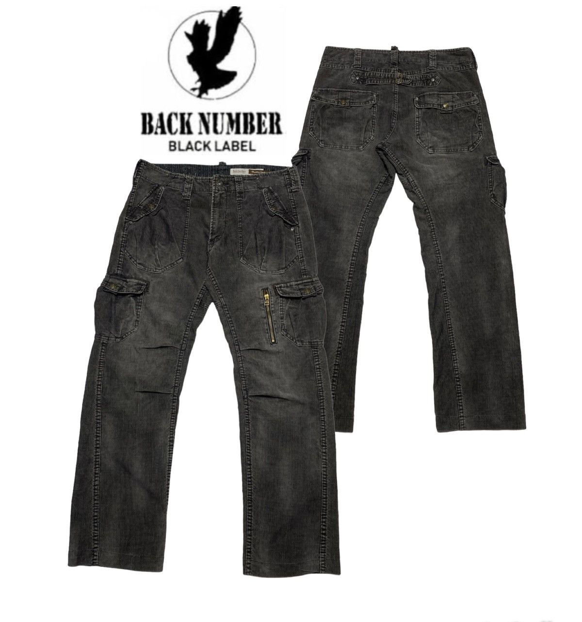 Japanese Brand Japanese Brand "Black Number” Combat Trousers Cargo Pants Size US 34 / EU 50 - 1 Thumbnail