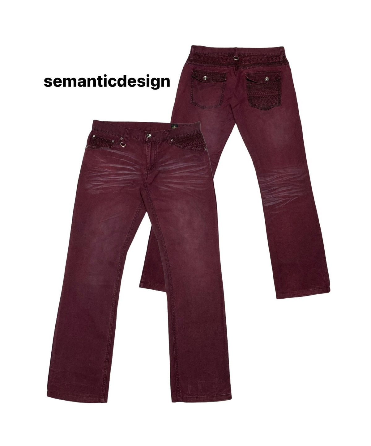 Japanese Brand Japanese Brand “Semanticdesign” Denim Pants Size US 32 / EU 48 - 1 Thumbnail