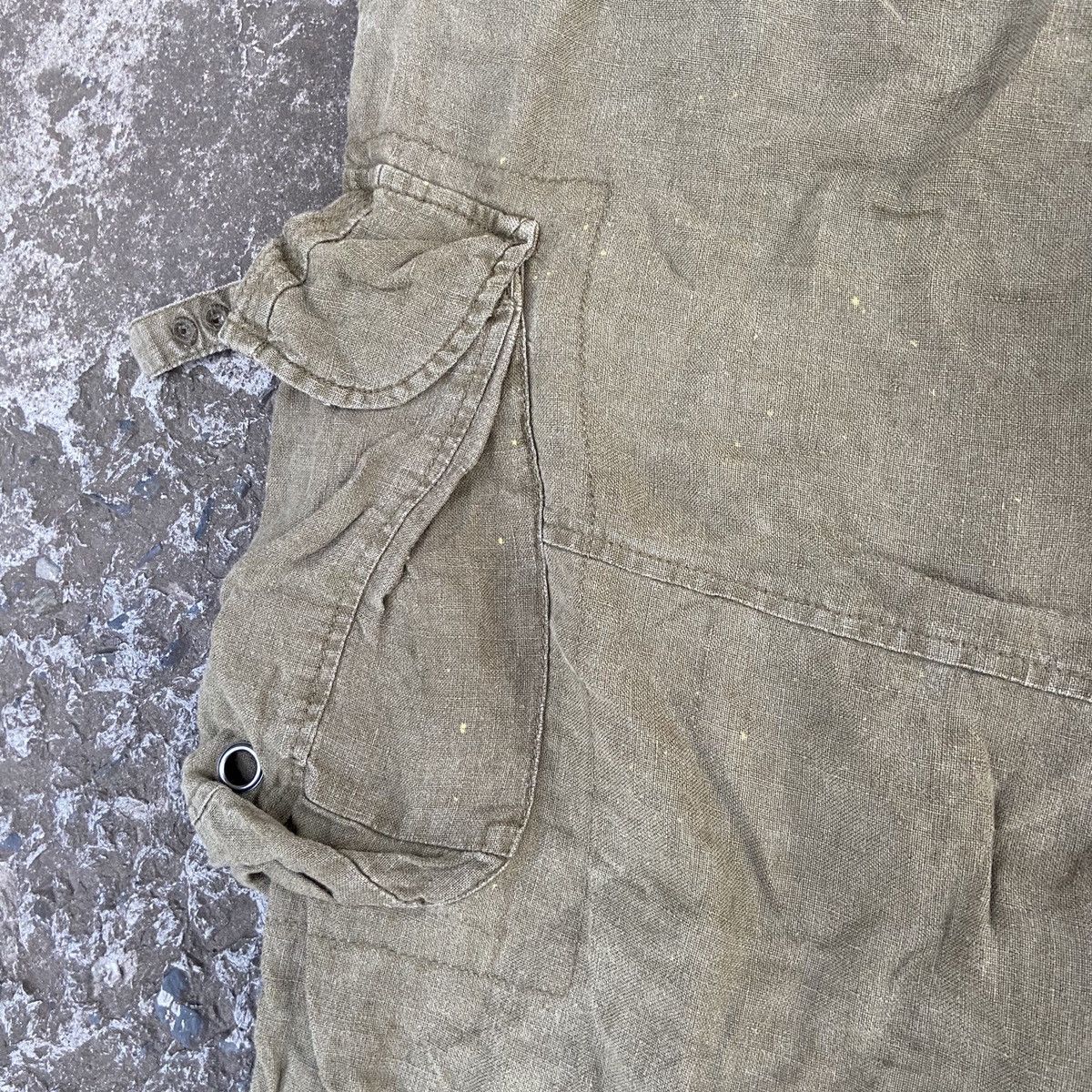 Japanese Brand 1980s DISTRESSED MULTIPOCKET CARGO PANTS “ORGANIC LINEL” Size US 32 / EU 48 - 6 Thumbnail