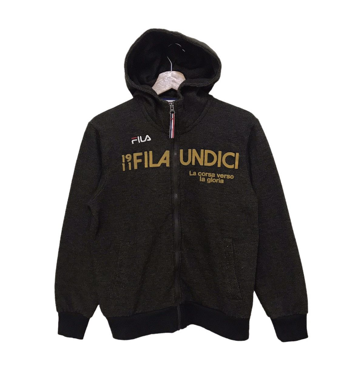 Fila × Japanese Brand Fila Undici Hoodie Sweater Jacket Small Logo Size US S / EU 44-46 / 1 - 1 Thumbnail