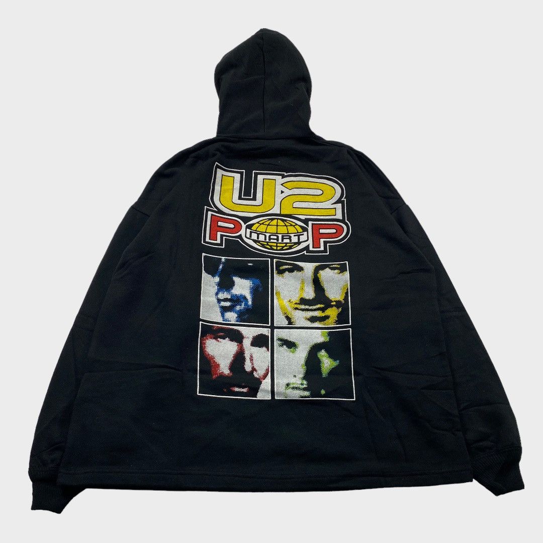 Band Tees × Vintage 90's U2 Pop Bootleg Hoodie | Grailed