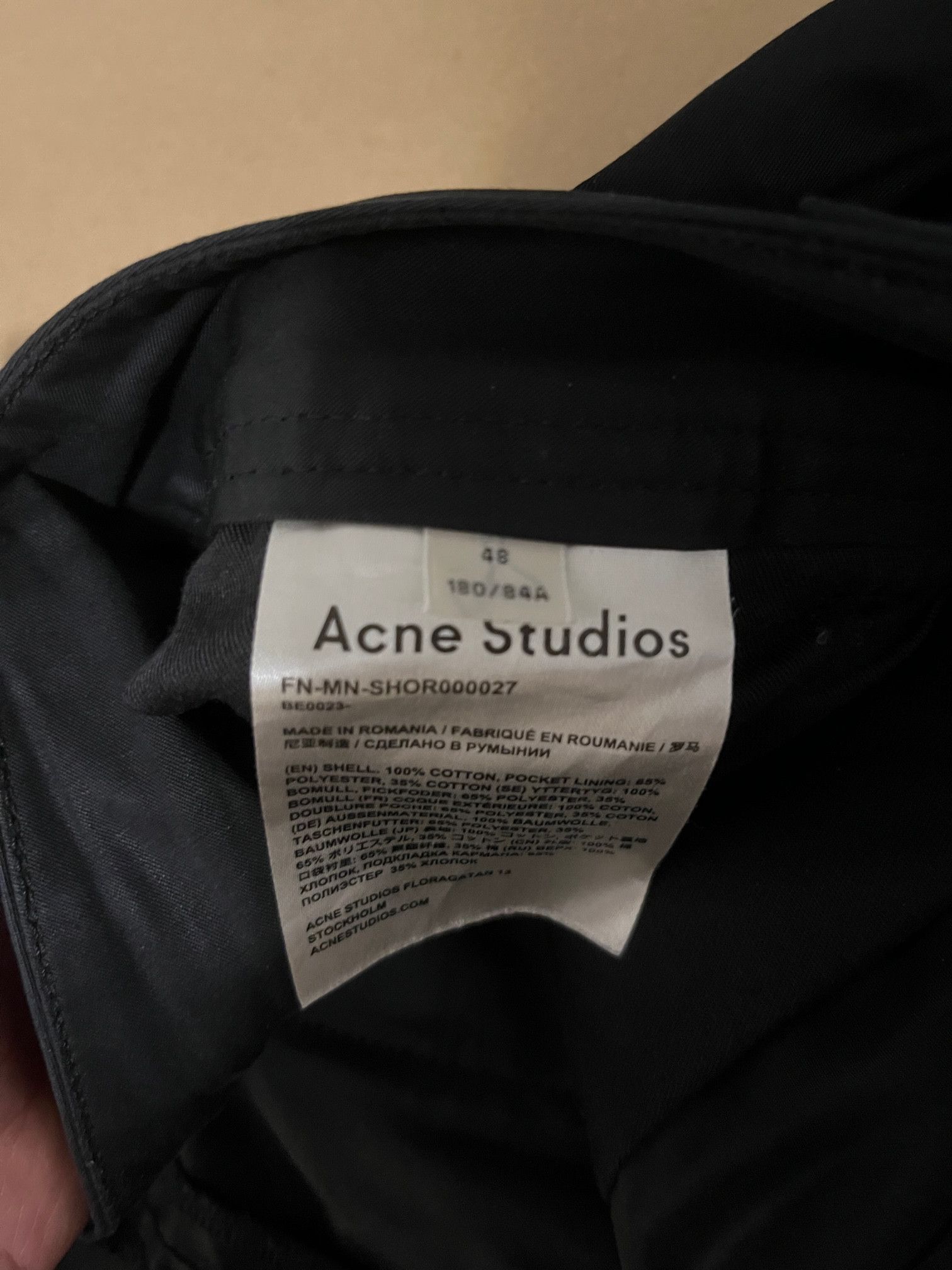 Acne Studios Acne Studios Technical Cotton Short Size US 32 / EU 48 - 6 Thumbnail