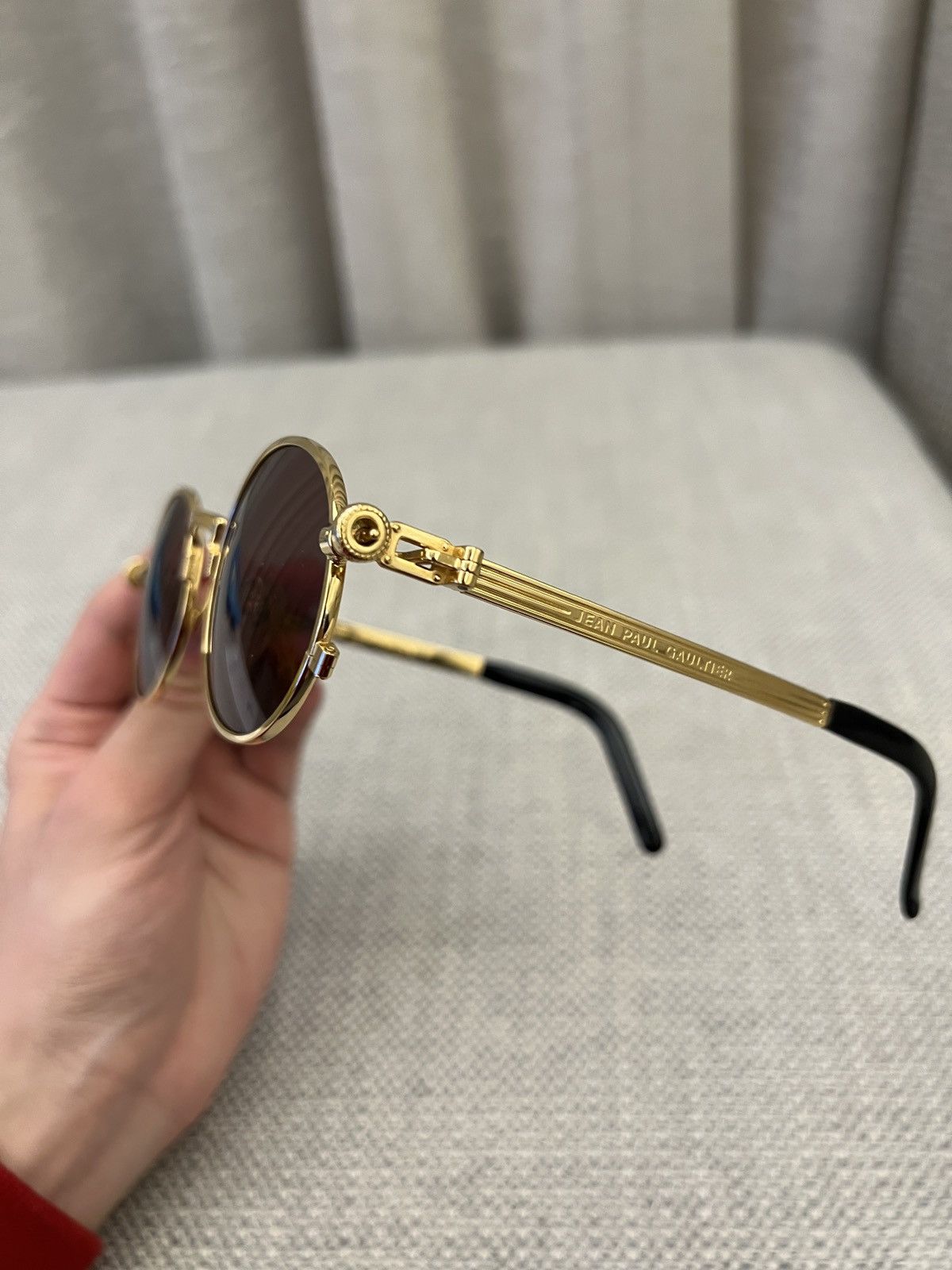 Jean Paul Gaultier Vintage 1980s Jean Paul Gaultier 56-4178 Sunglasses Size ONE SIZE - 2 Thumbnail