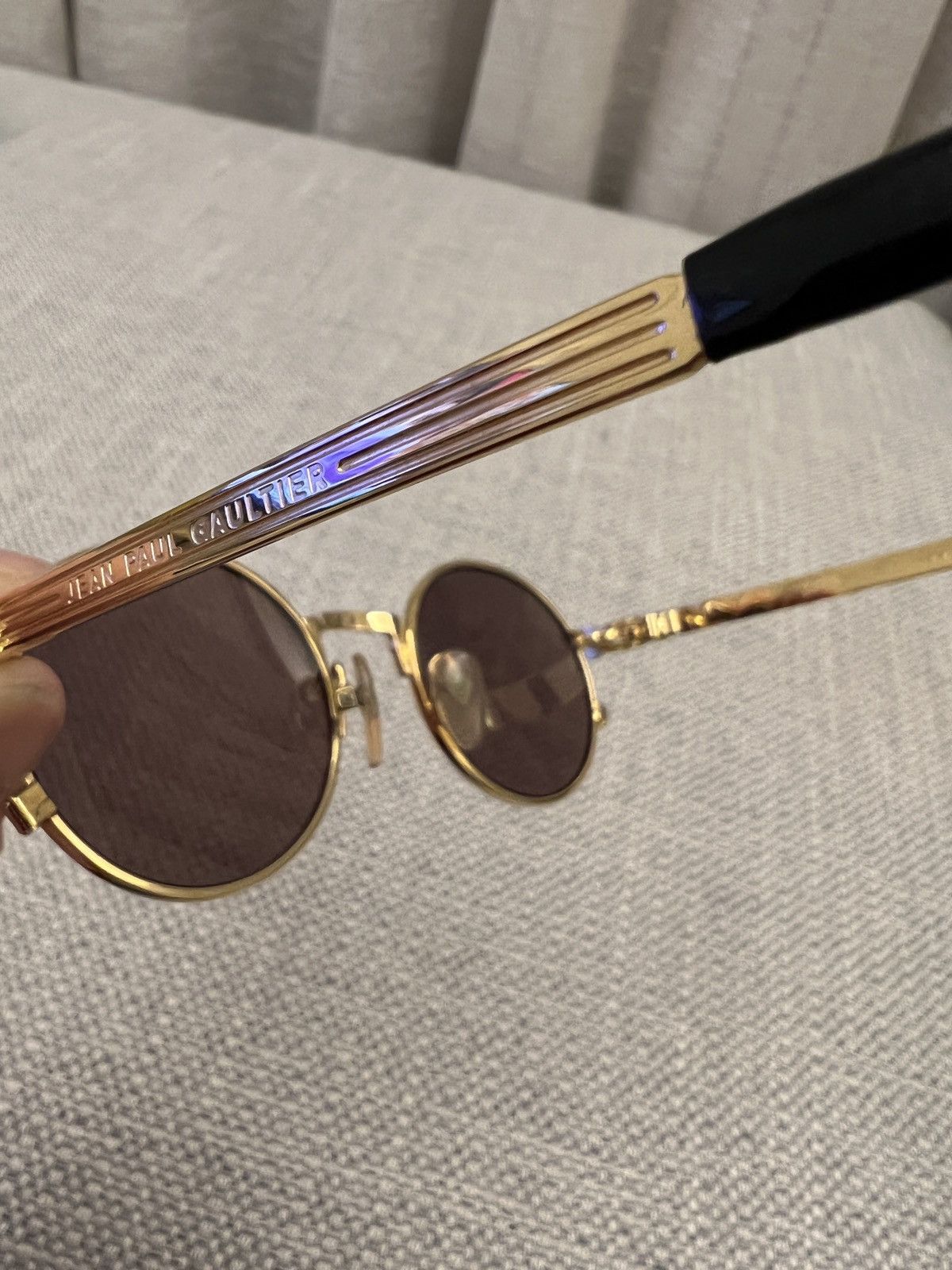 Jean Paul Gaultier Vintage 1980s Jean Paul Gaultier 56-4178 Sunglasses Size ONE SIZE - 5 Thumbnail
