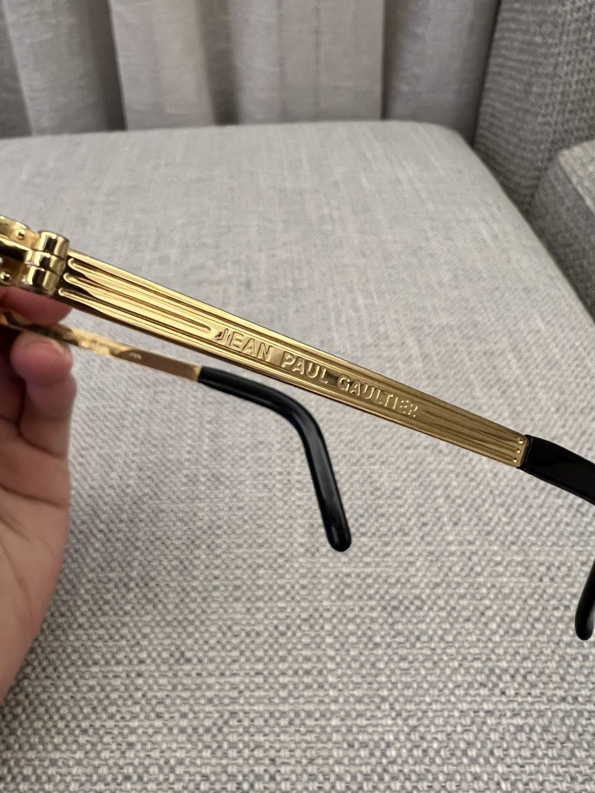 Jean Paul Gaultier Vintage 1980s Jean Paul Gaultier 56-4178 Sunglasses Size ONE SIZE - 3 Thumbnail