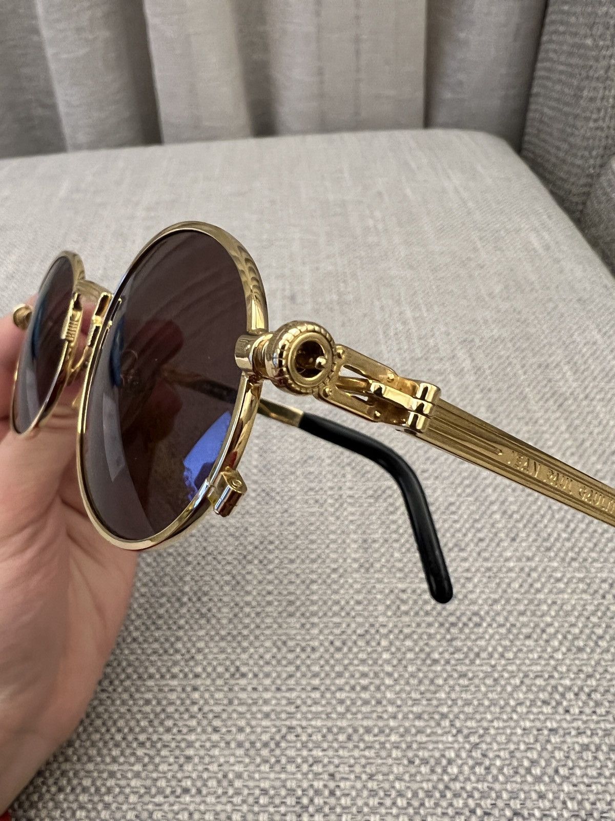 Jean Paul Gaultier Vintage 1980s Jean Paul Gaultier 56-4178 Sunglasses Size ONE SIZE - 4 Thumbnail