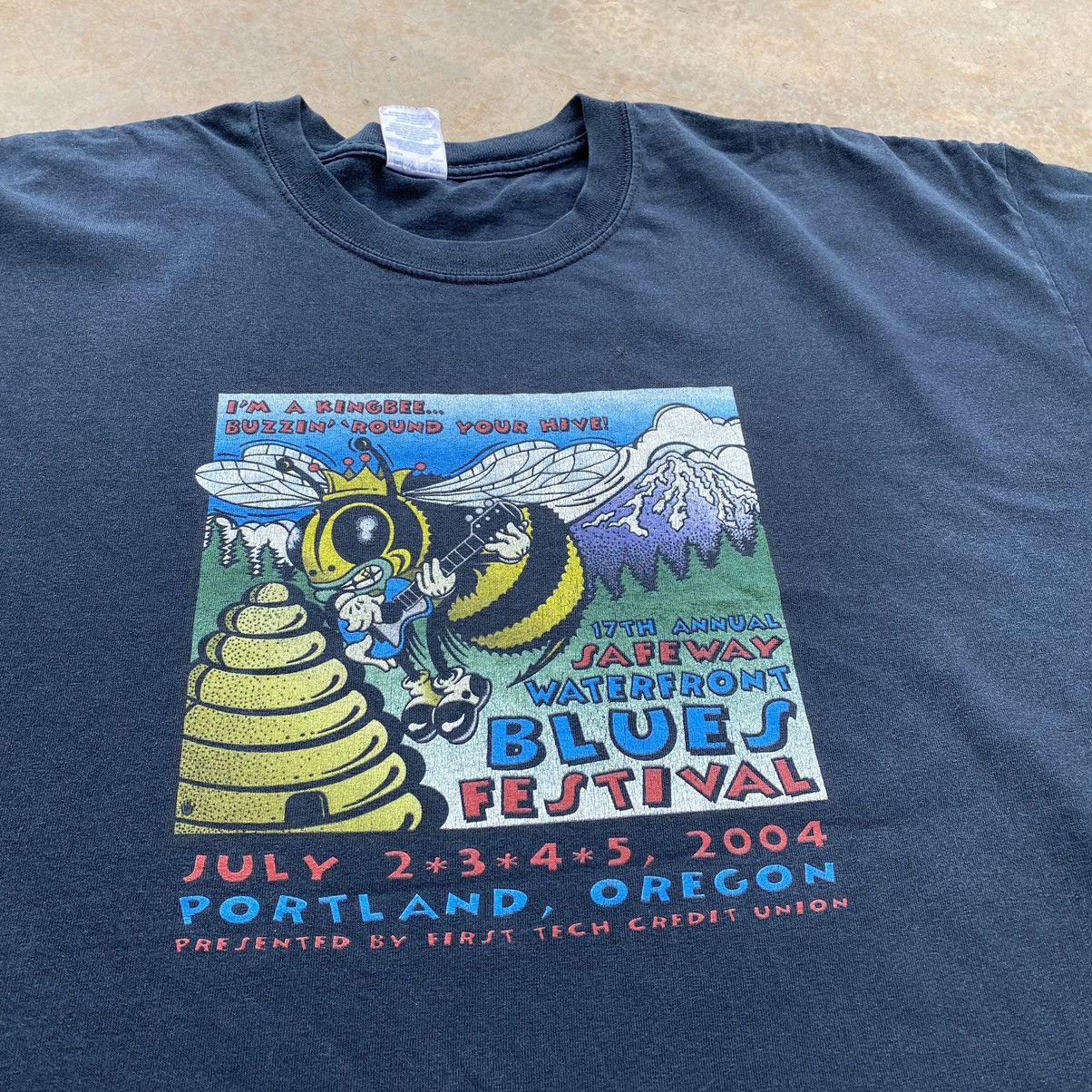 Band Tees Vintage Blues Festival 2004 Rare Tees Size US XXL / EU 58 / 5 - 4 Thumbnail