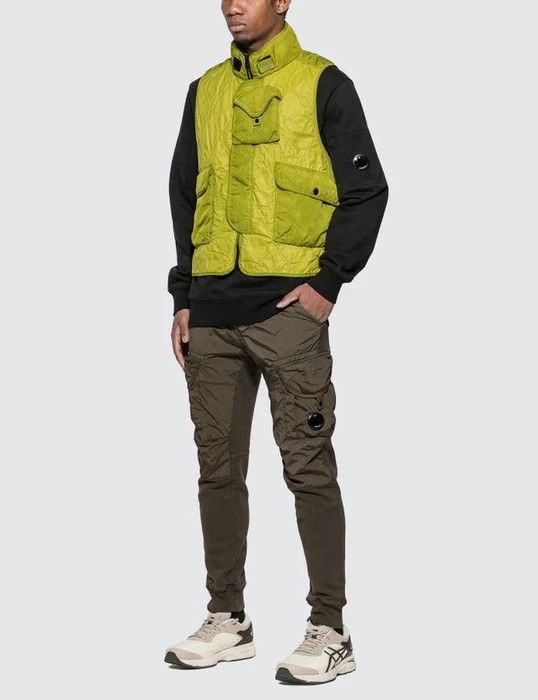C.P. Company Ripstop Nylon Green Padded Gilet Size US XL / EU 56 / 4 - 1 Thumbnail