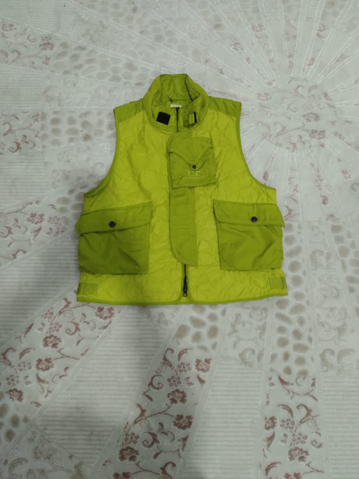 C.P. Company Ripstop Nylon Green Padded Gilet Size US XL / EU 56 / 4 - 5 Thumbnail